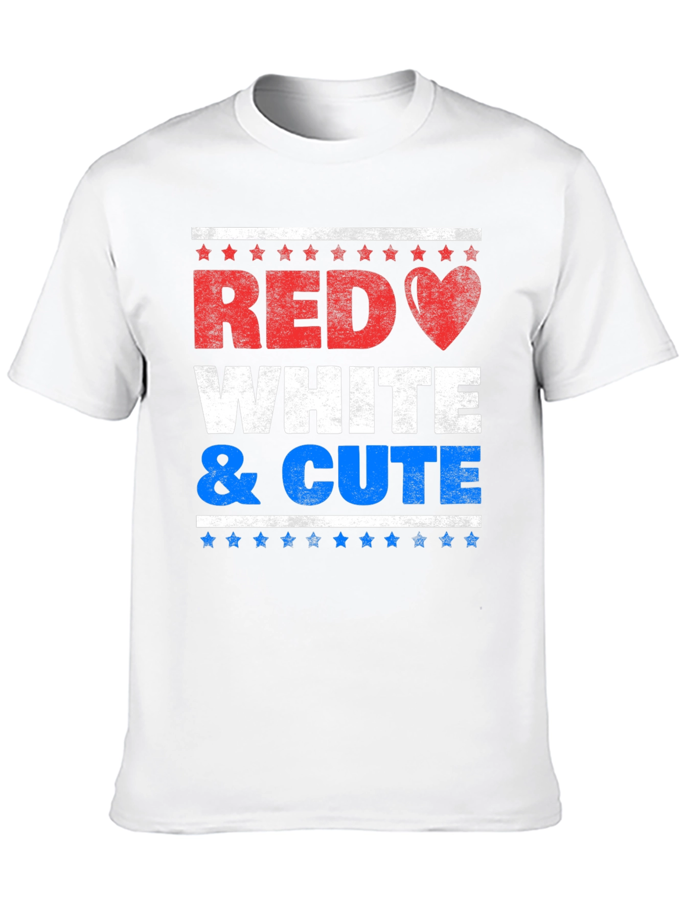 Red White & Cute Patriotic T-Shirt