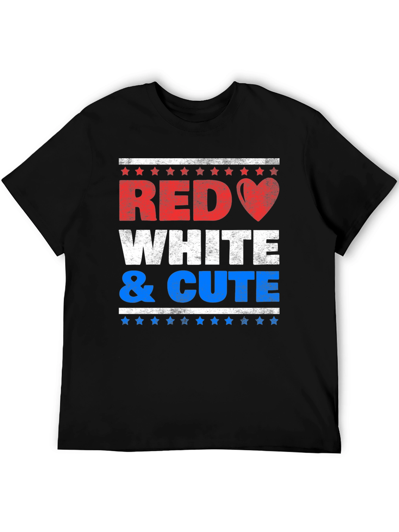 Red White & Cute Patriotic T-Shirt