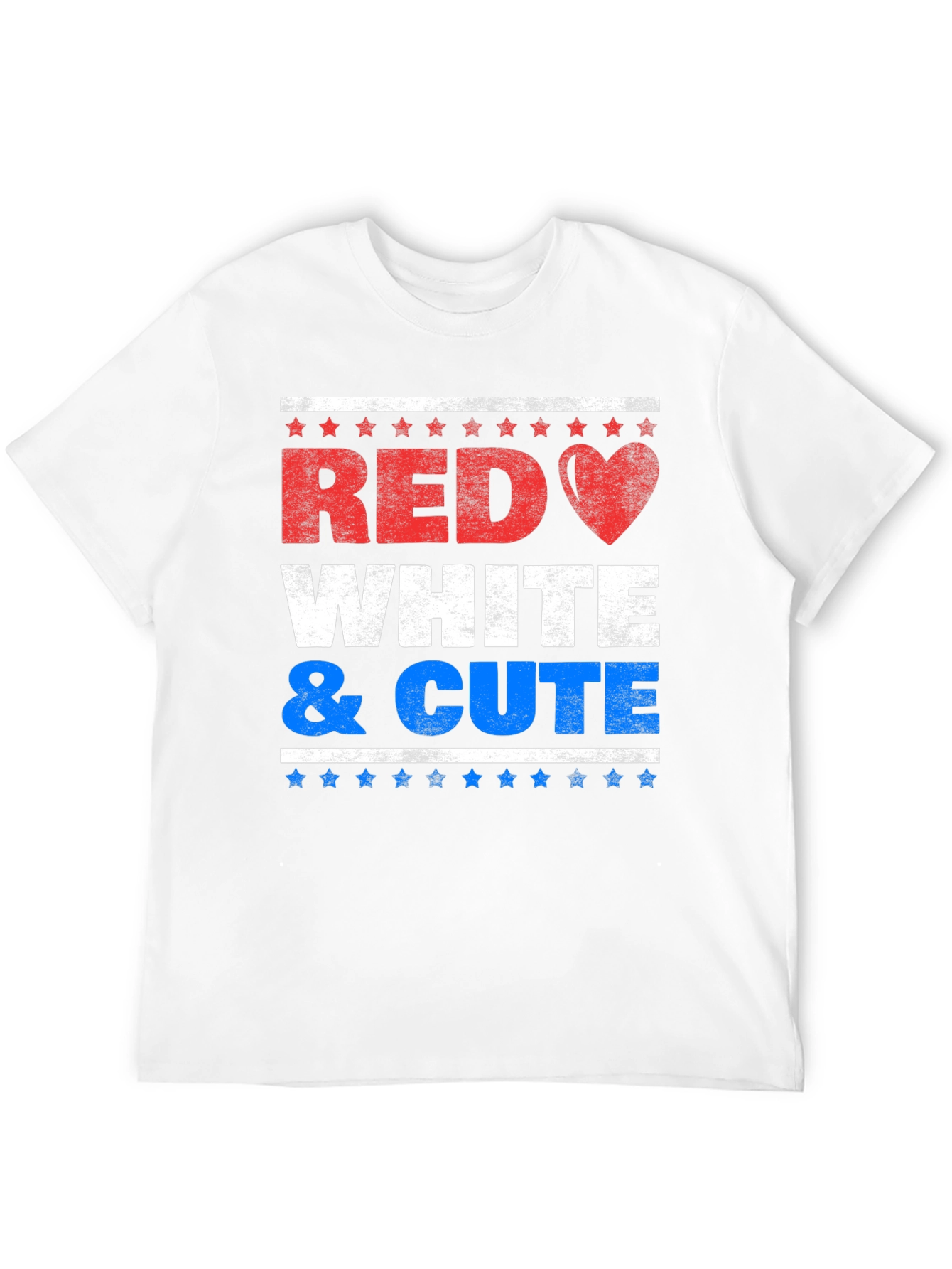 Red White & Cute Patriotic T-Shirt