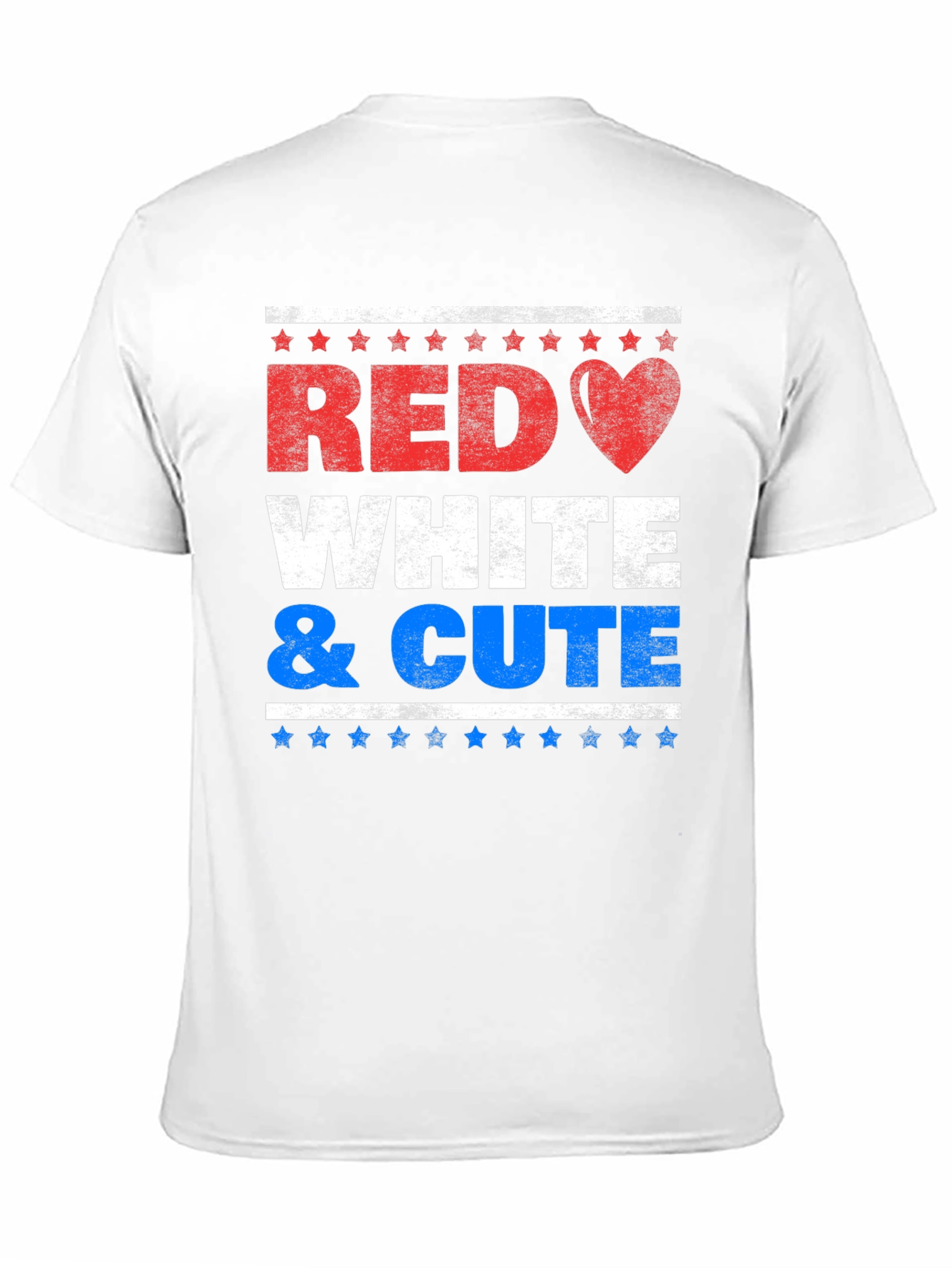 Red White & Cute Patriotic T-Shirt