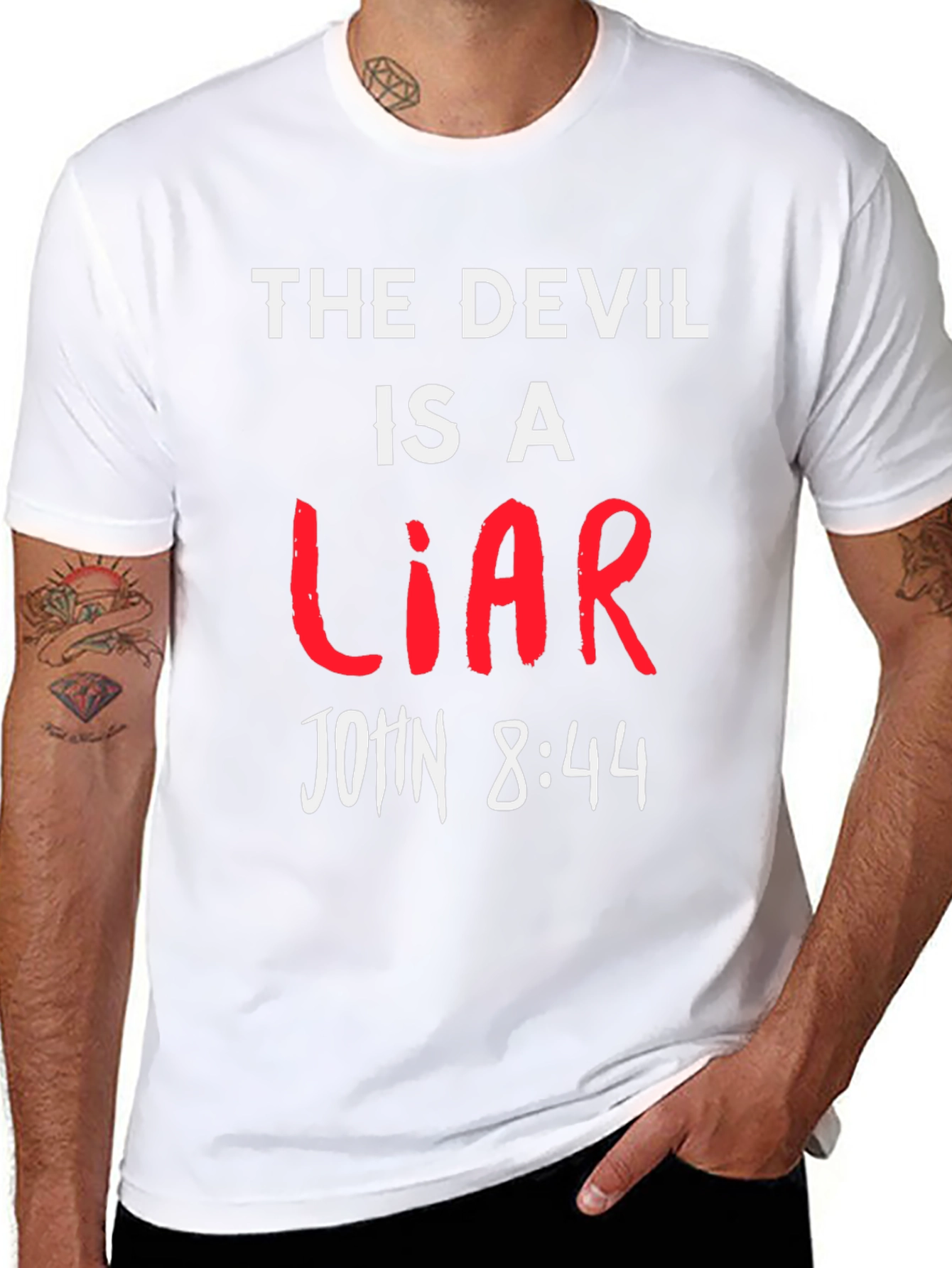 The Devil is a Liar T-Shirt John 8:44