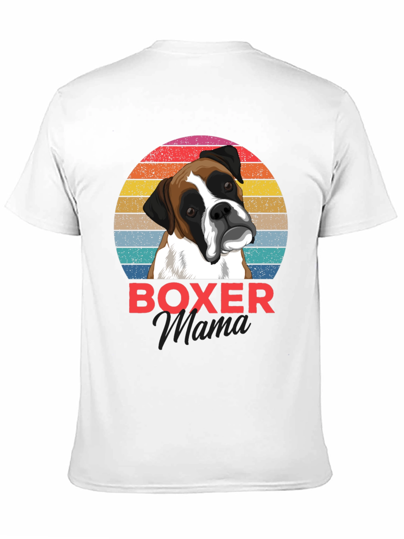 Boxer Mama Graphic Tee - Dog Lover Shirt