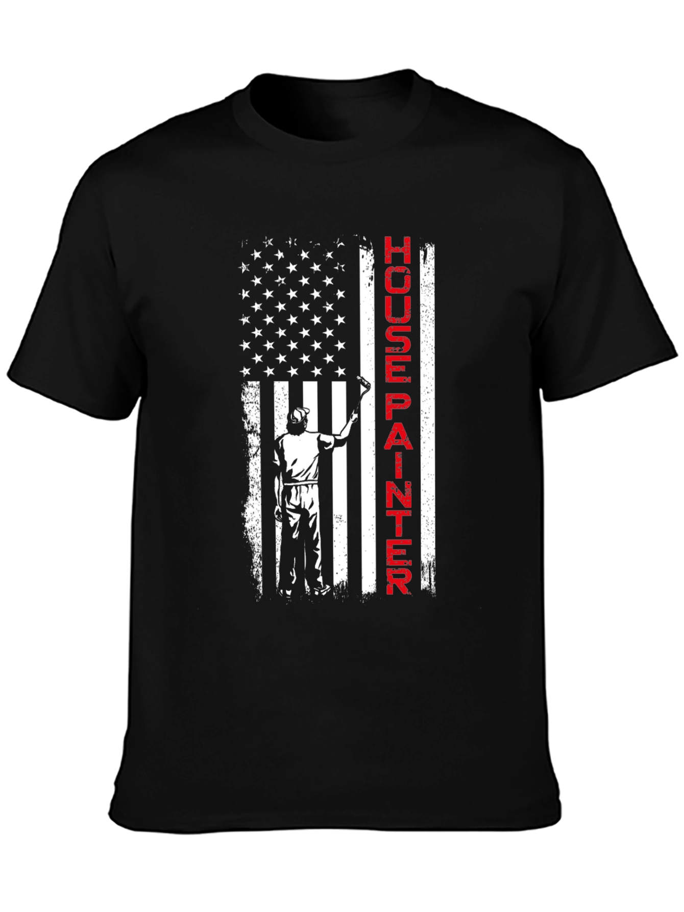 House Painter Flag T-Shirt - Patriotic Painting Tee