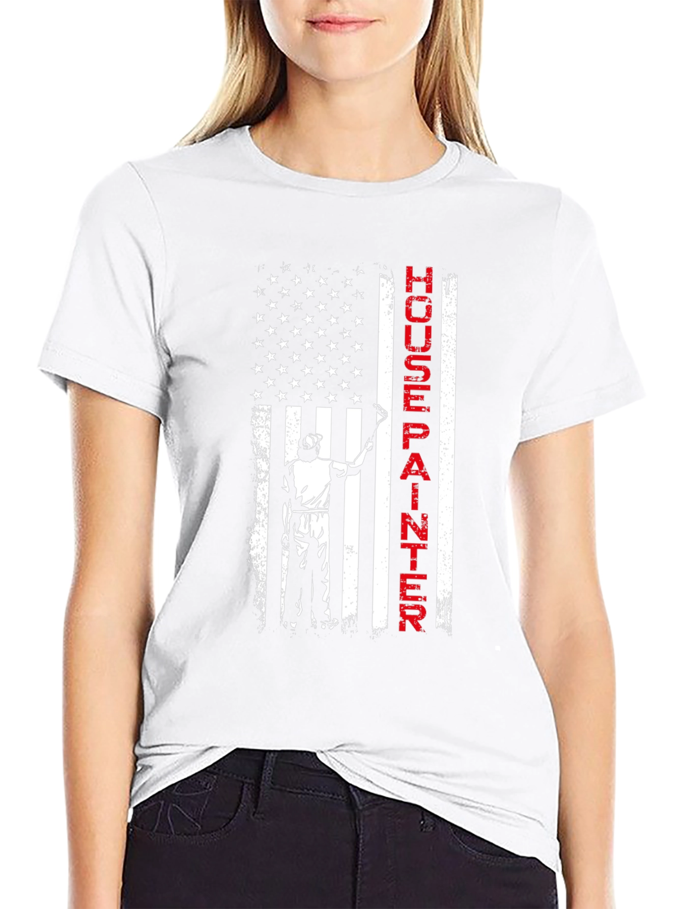 House Painter Flag T-Shirt - Patriotic Painting Tee