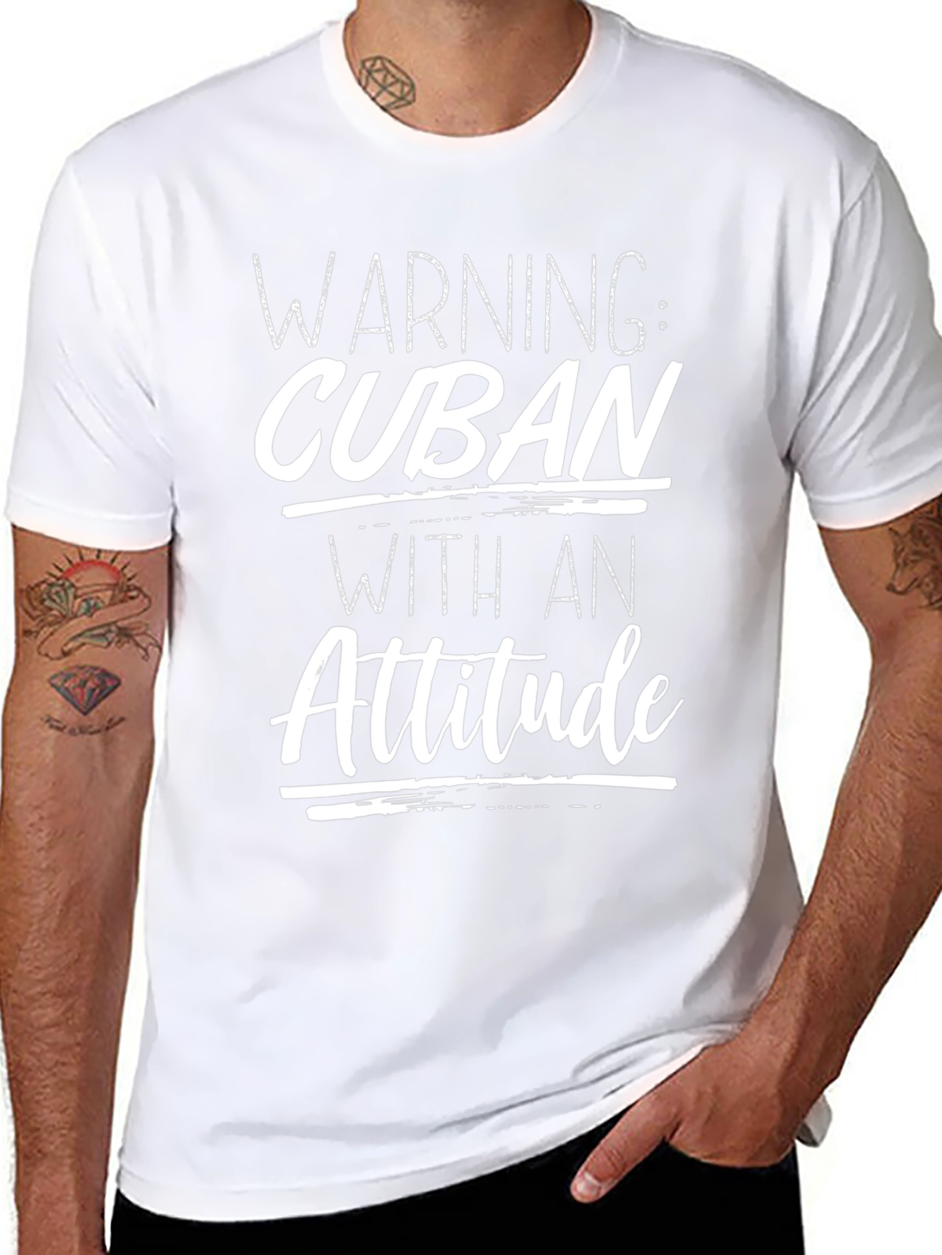 Warning: Cuban With An Attitude T-Shirt