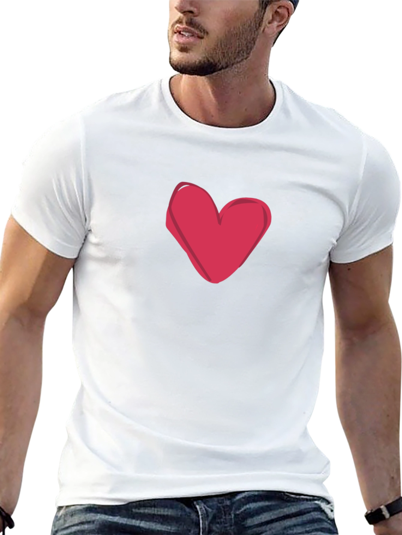 Heart Graphic Tee - Classic Style