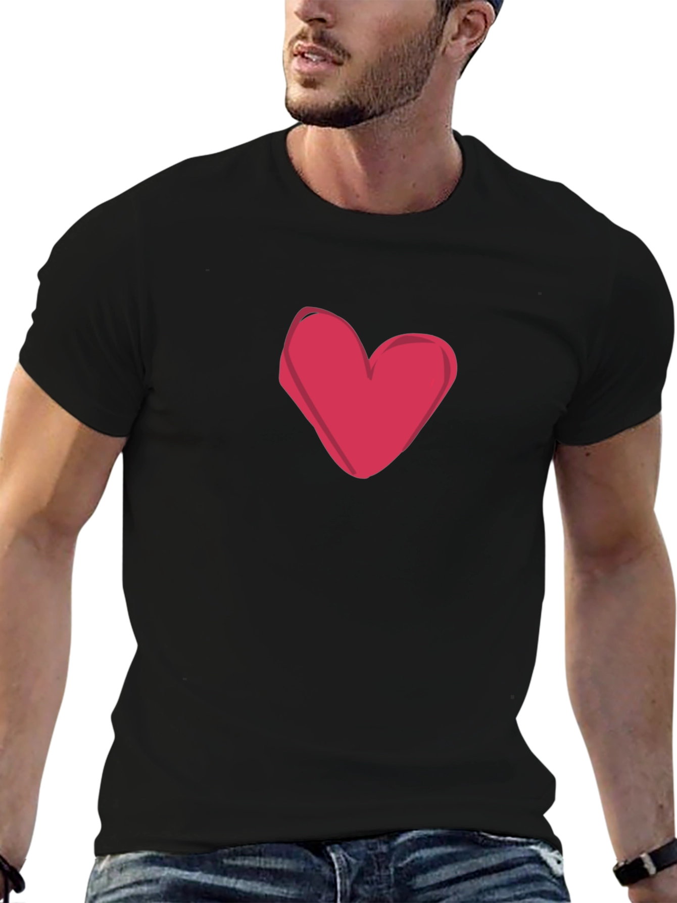 Heart Graphic Tee - Classic Style