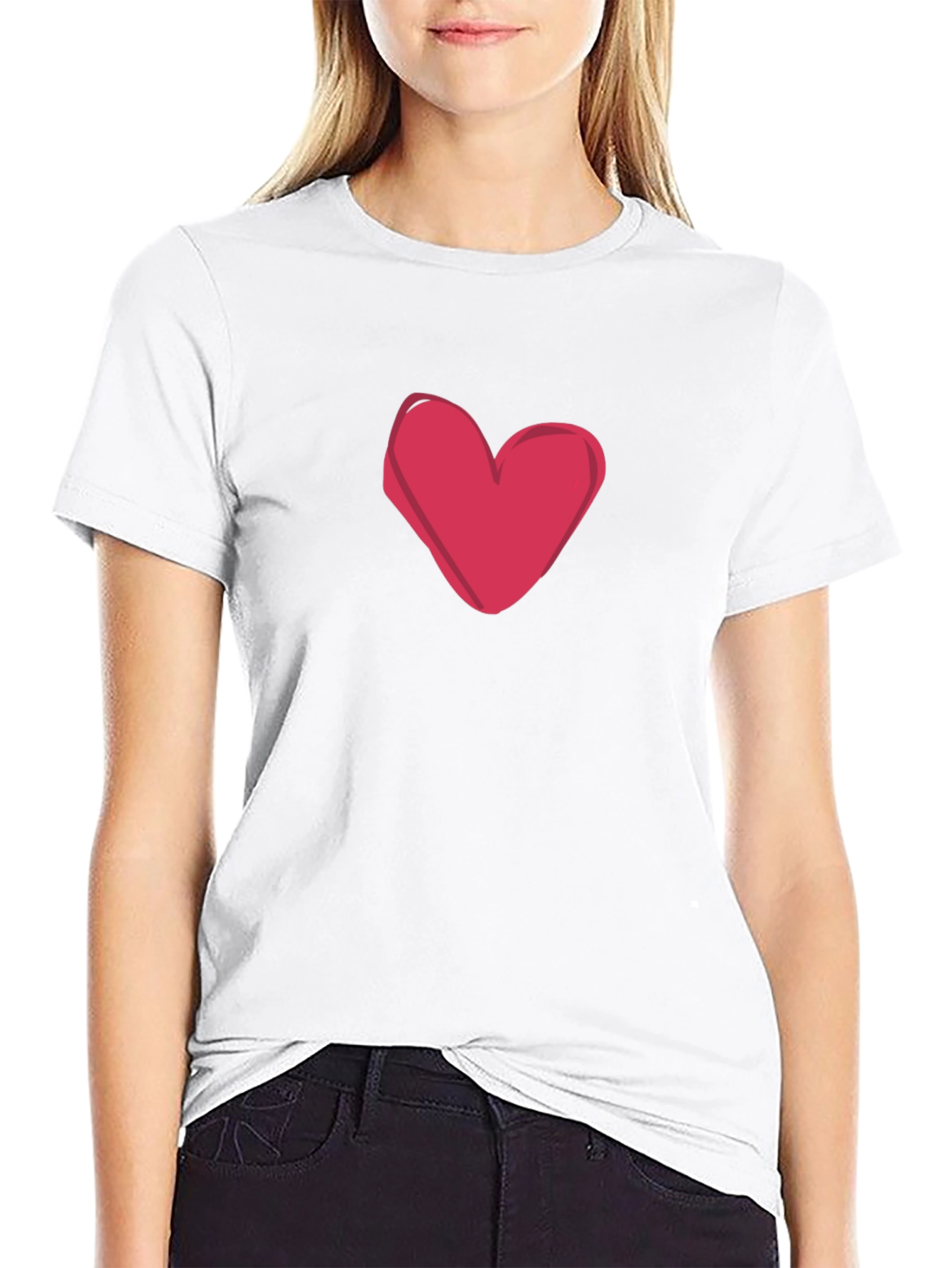 Heart Graphic Tee - Classic Style