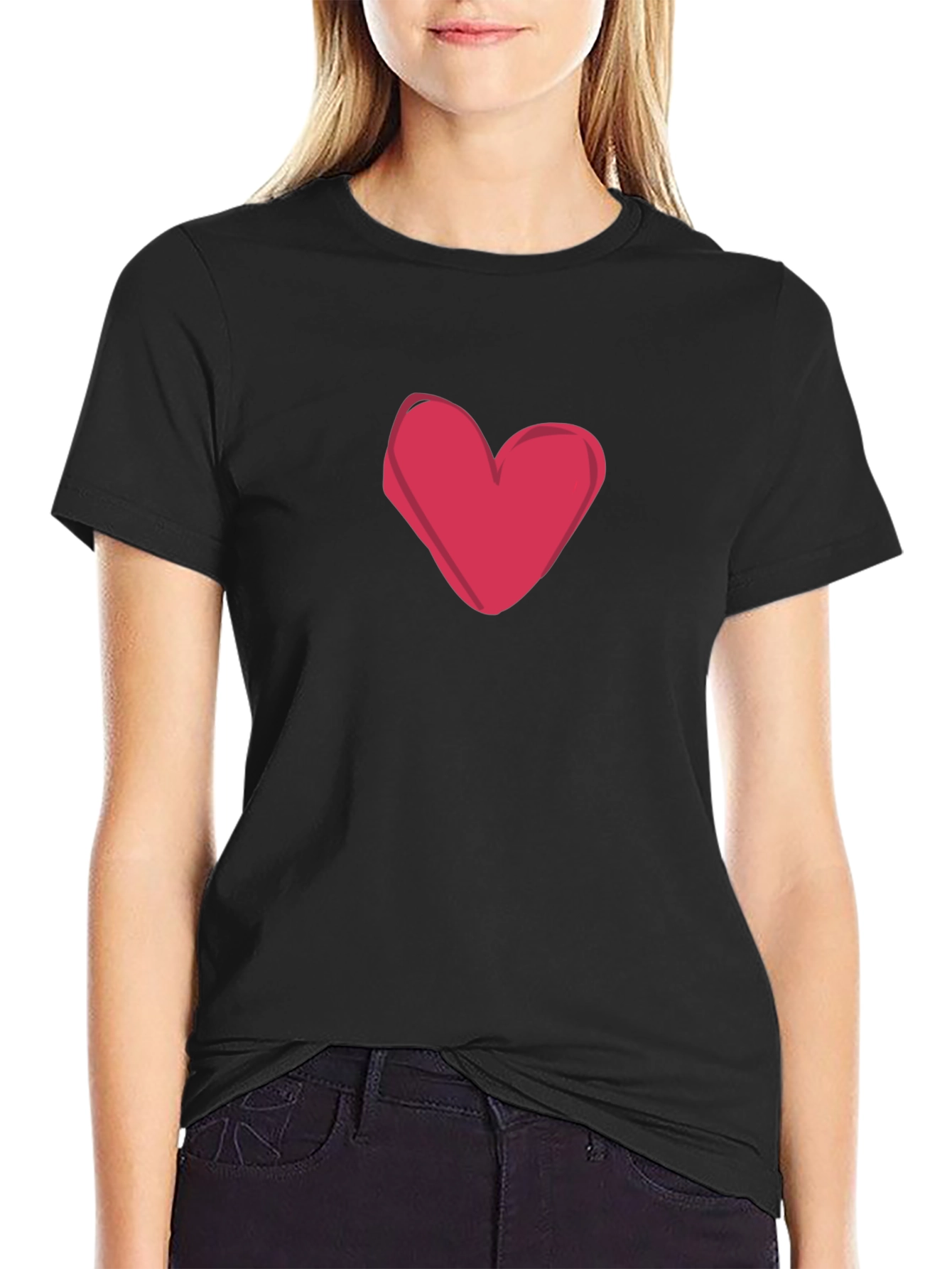 Heart Graphic Tee - Classic Style