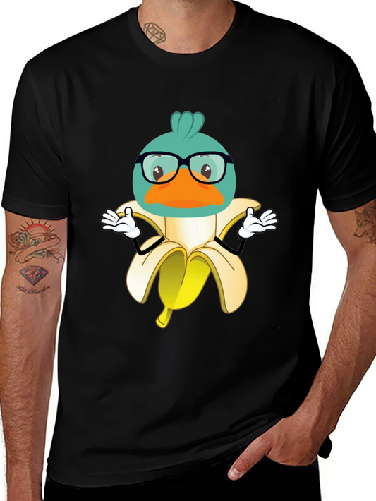Duck Banana T-Shirt - Quirky Graphic Tee