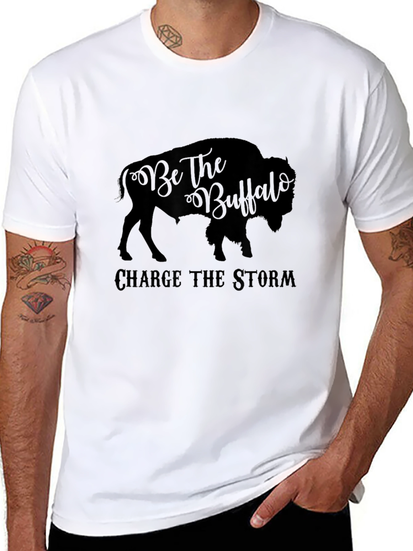 Be the Buffalo Black T-Shirt