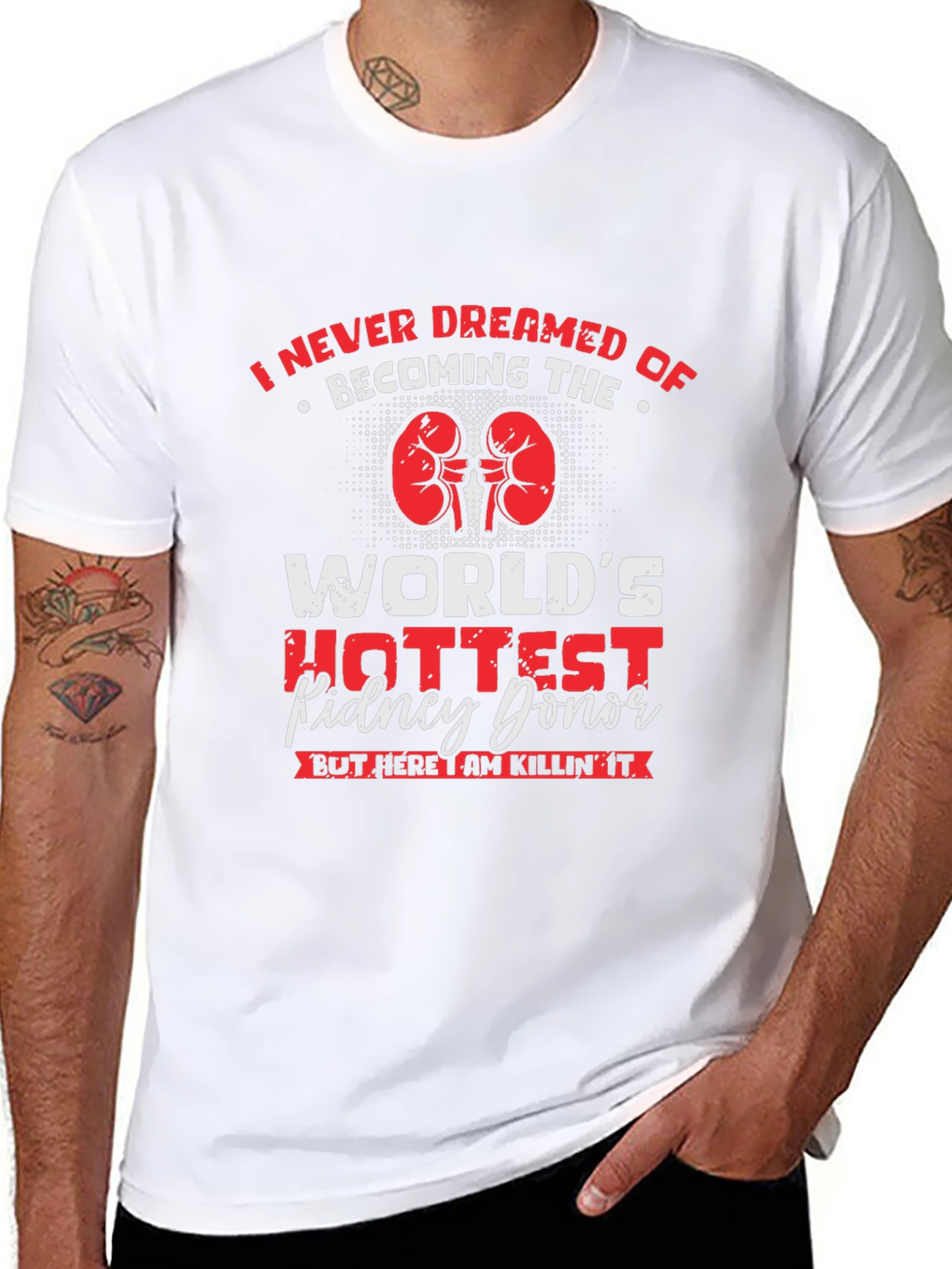 Worlds Hottest Kidney Donor Graphic T-Shirt