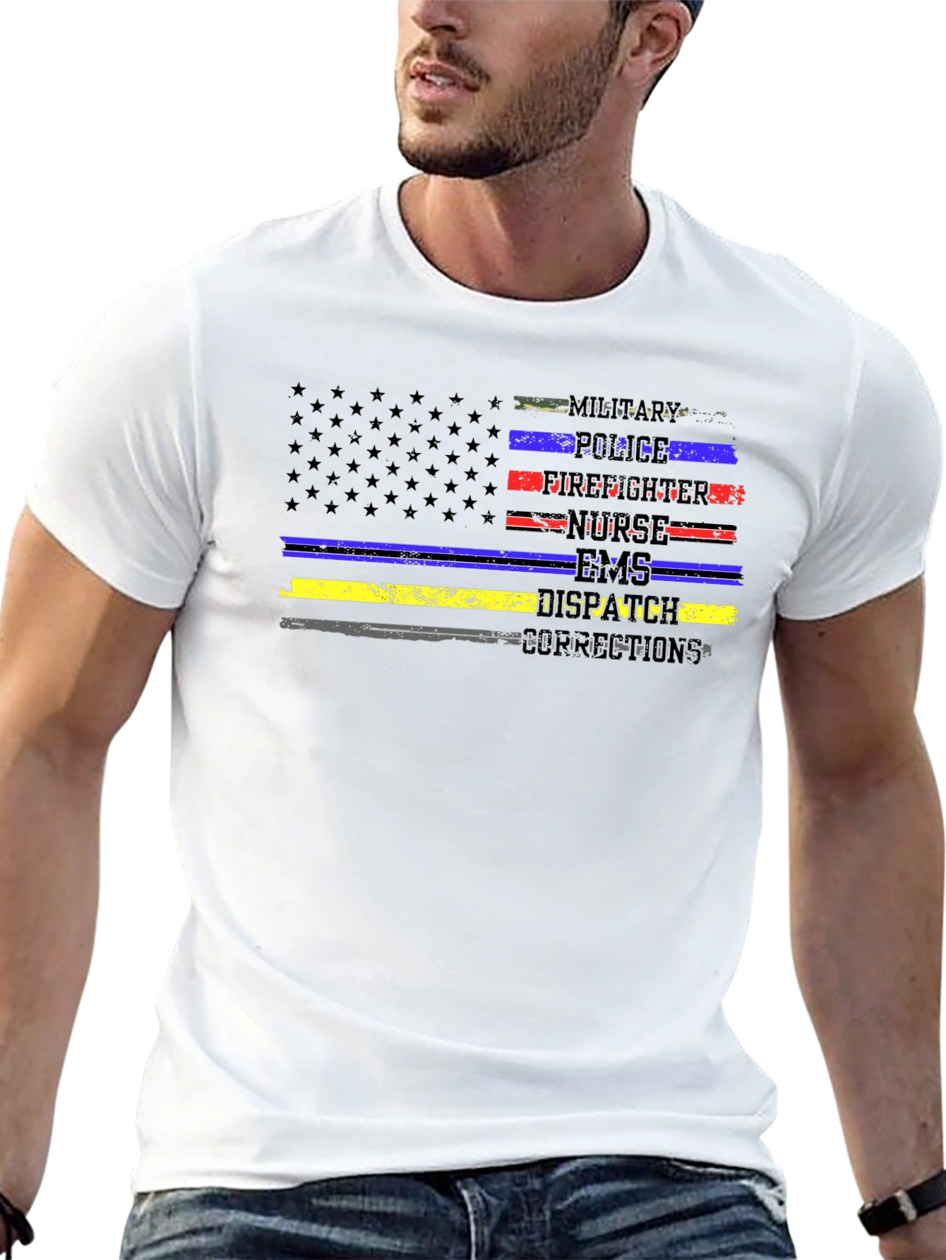 American Flag Occupation T-Shirt