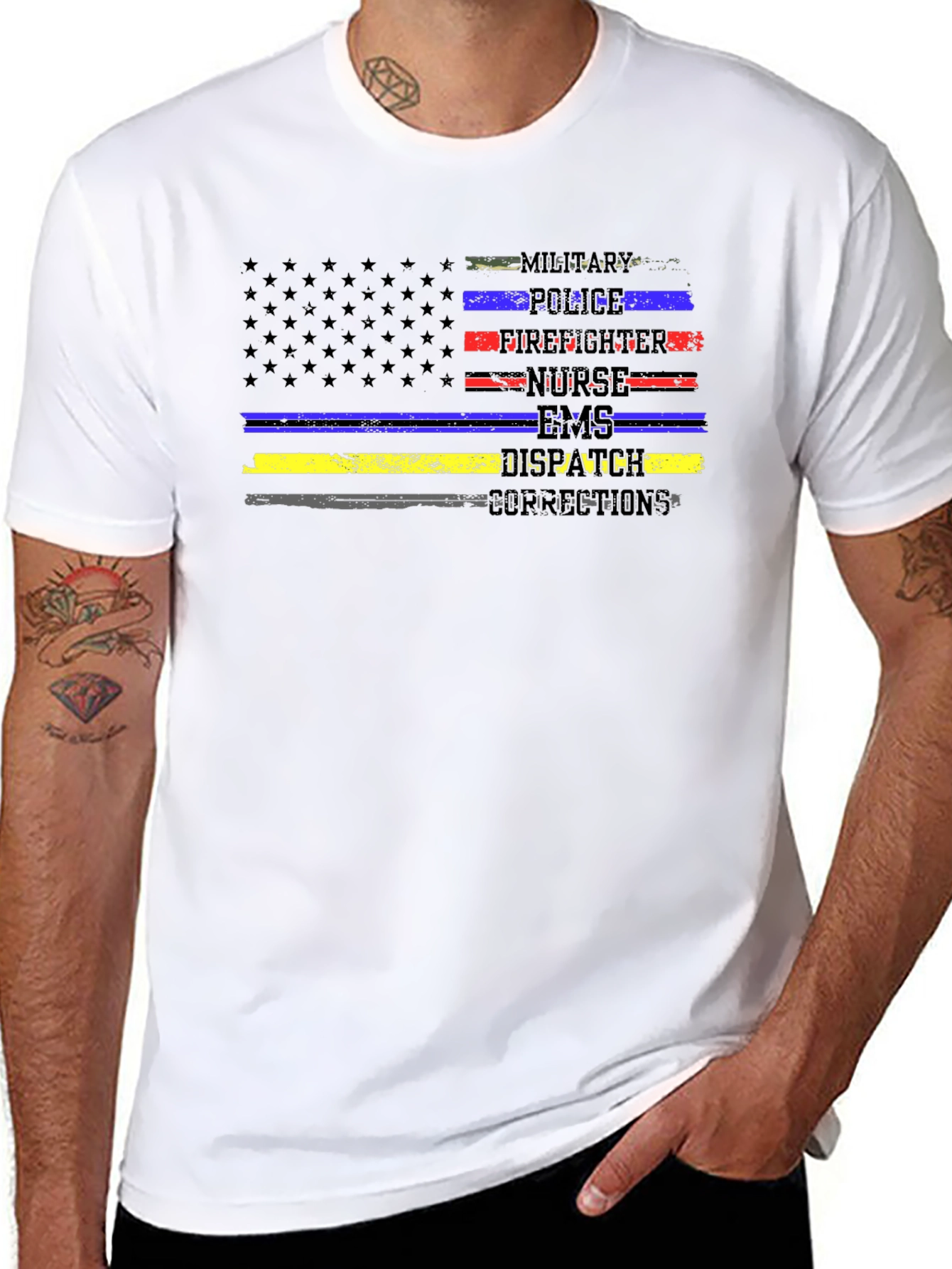 American Flag Occupation T-Shirt