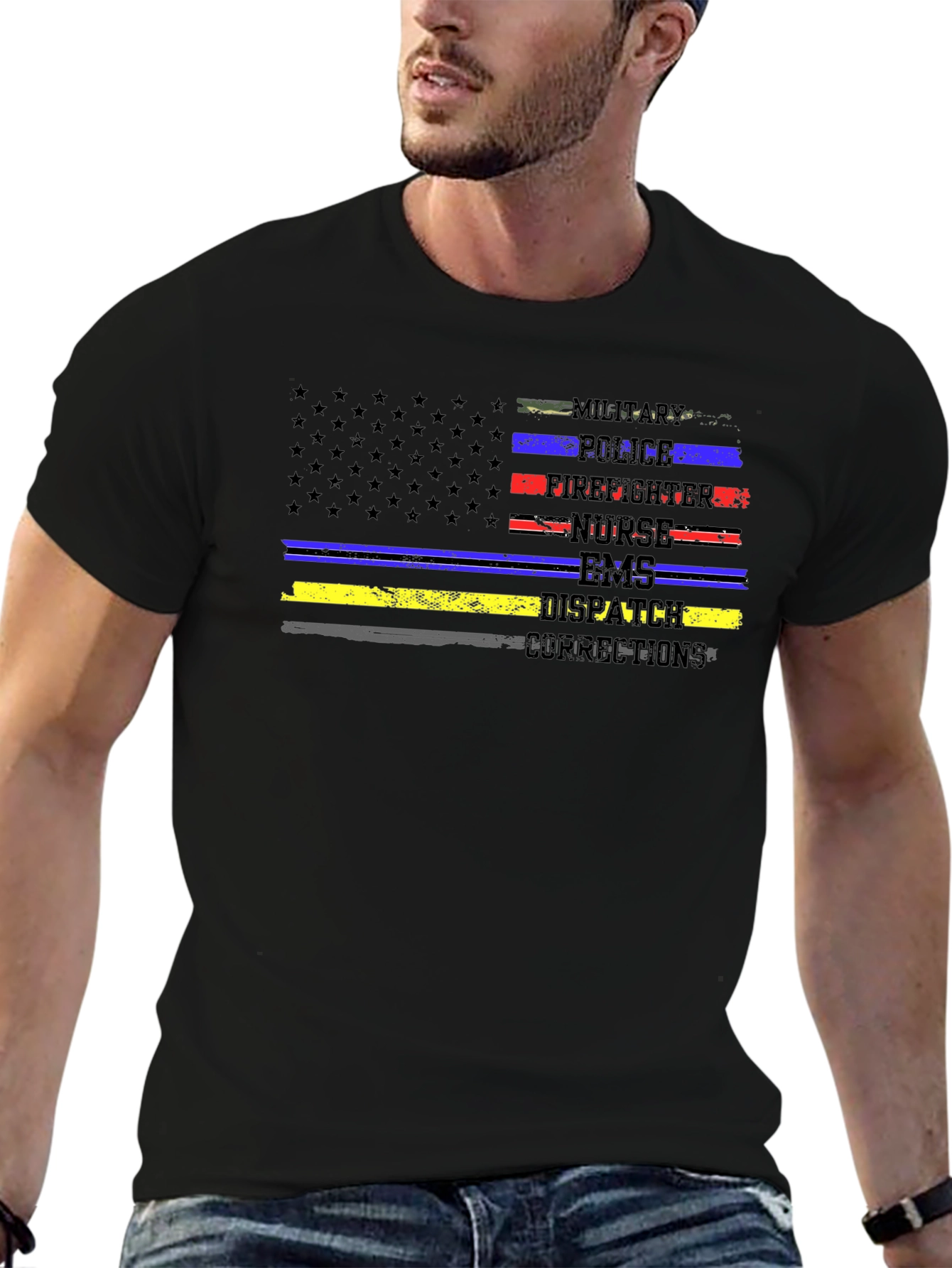 American Flag Occupation T-Shirt