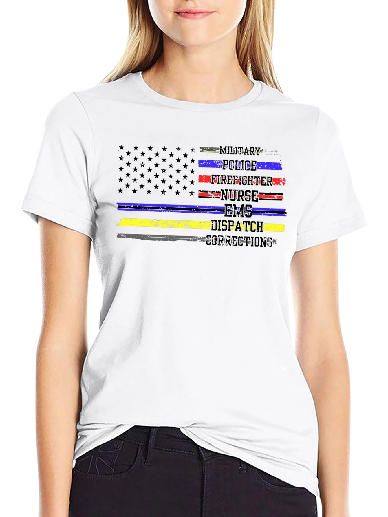 American Flag Occupation T-Shirt