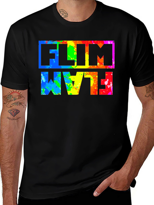 Flim Flam Rainbow Graphic T-Shirt