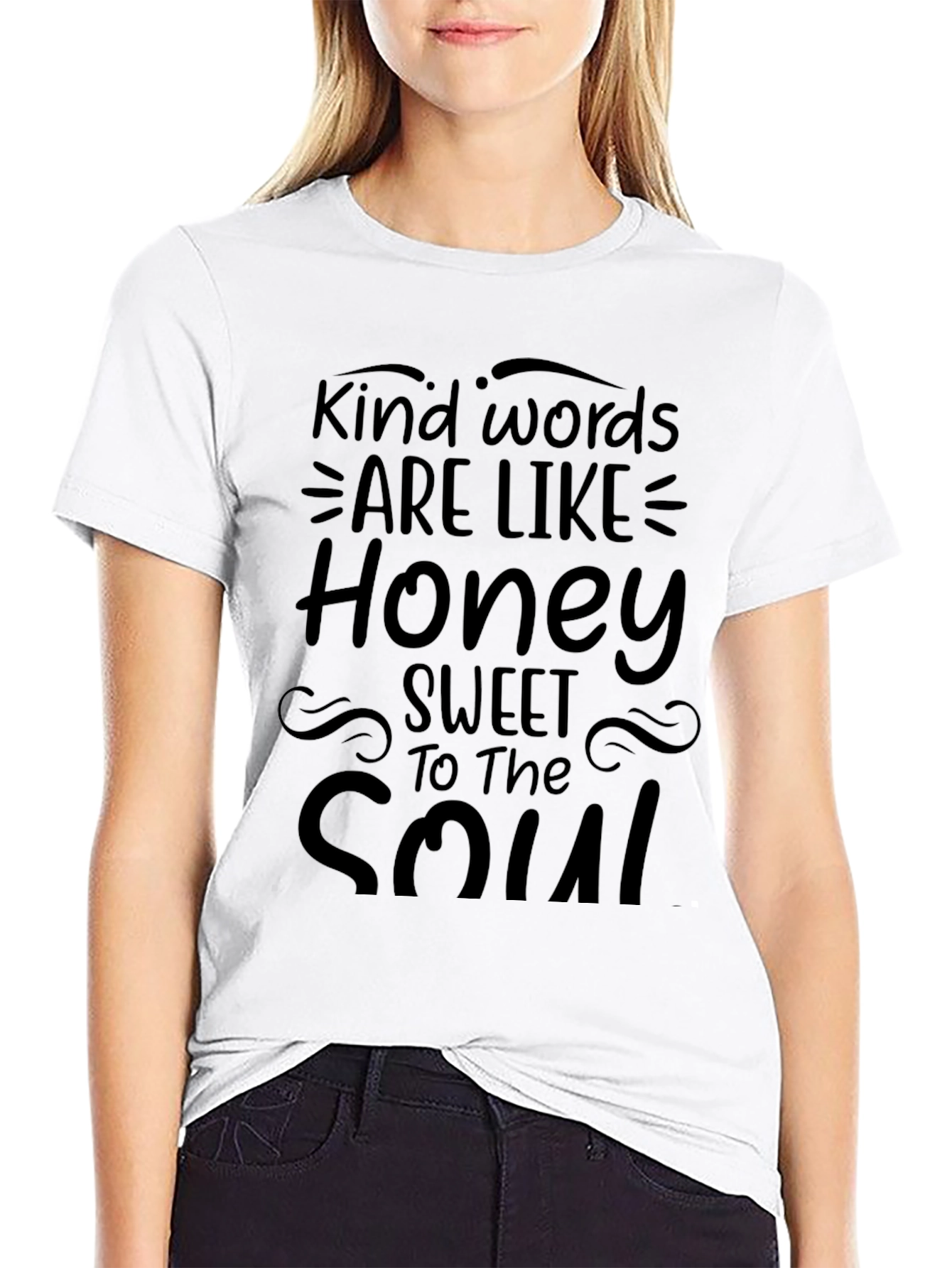 Kind Words Honey Soul Black T-Shirt