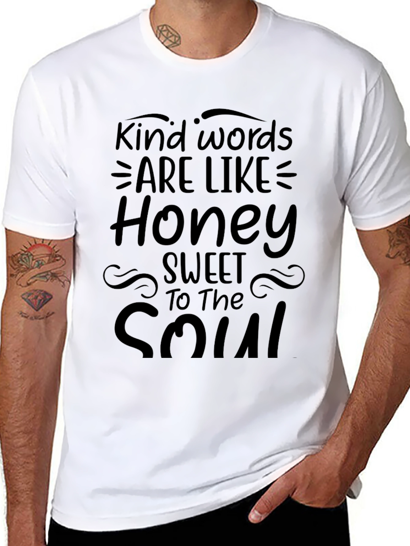 Kind Words Honey Soul Black T-Shirt