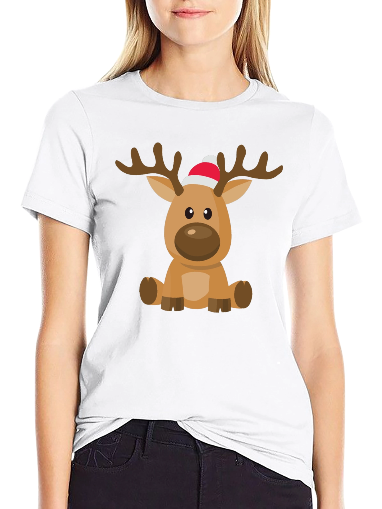Reindeer Graphic Tee - Holiday Cheer!