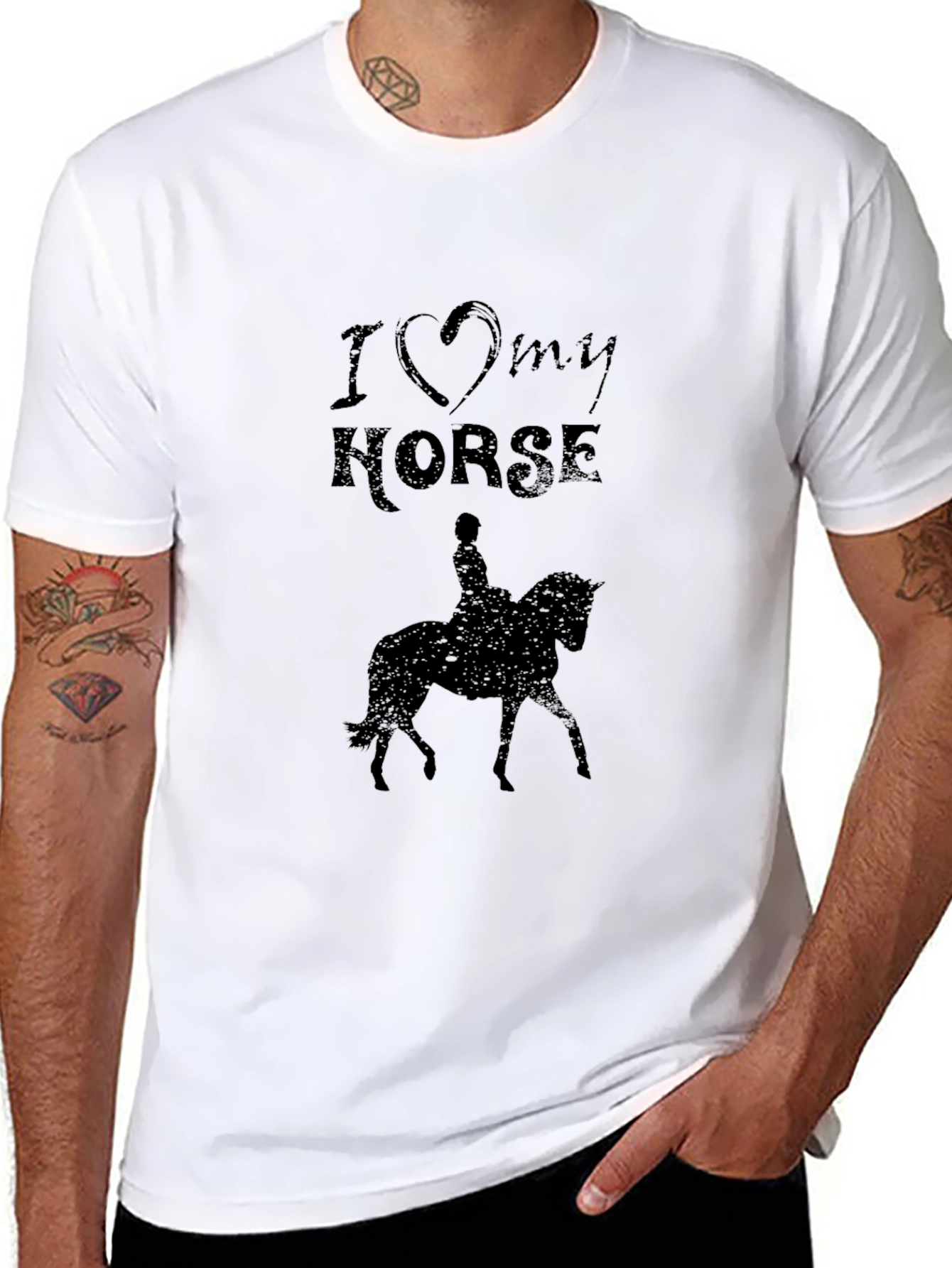 I Love My Horse Graphic T-Shirt