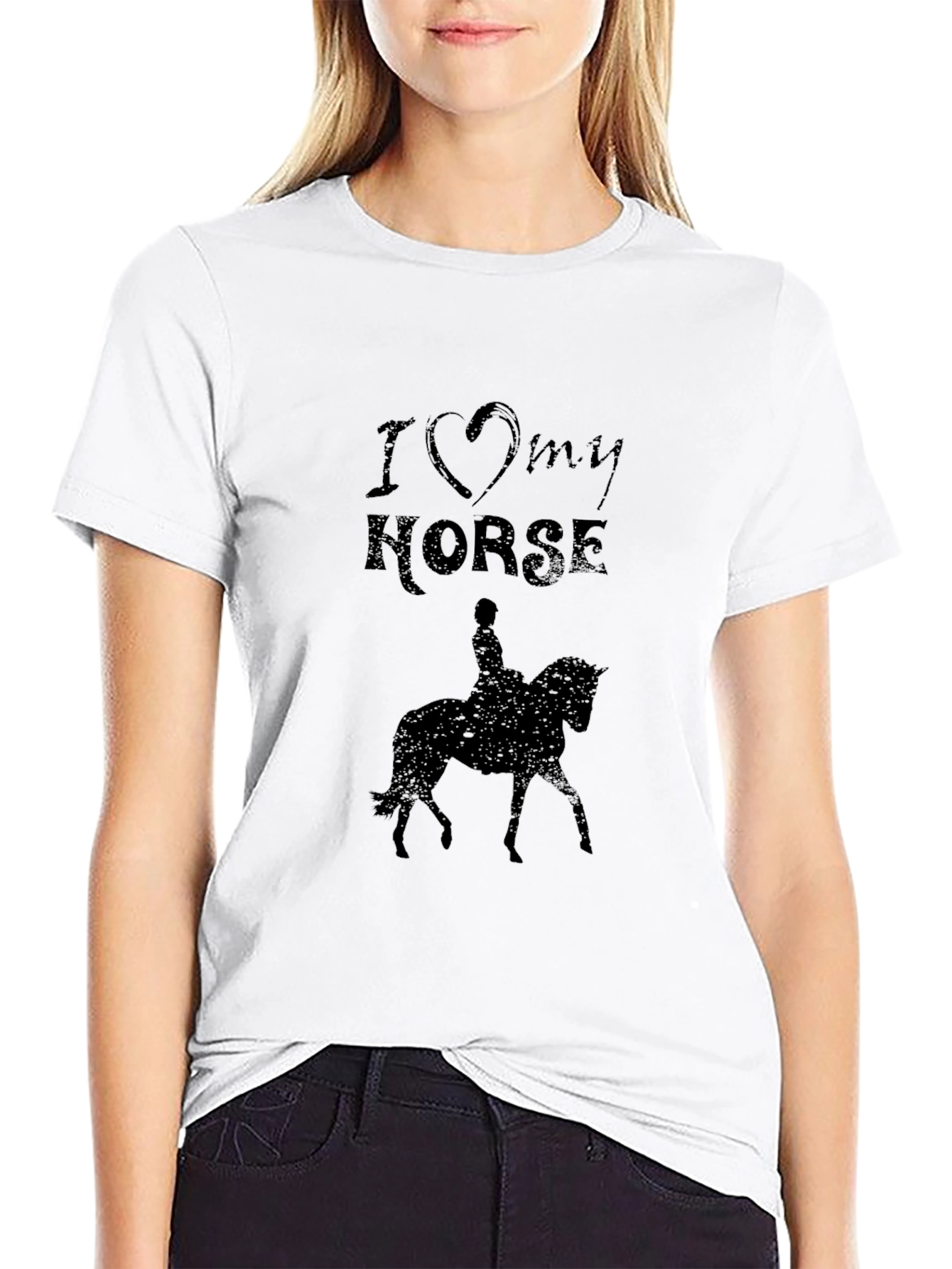 I Love My Horse Graphic T-Shirt