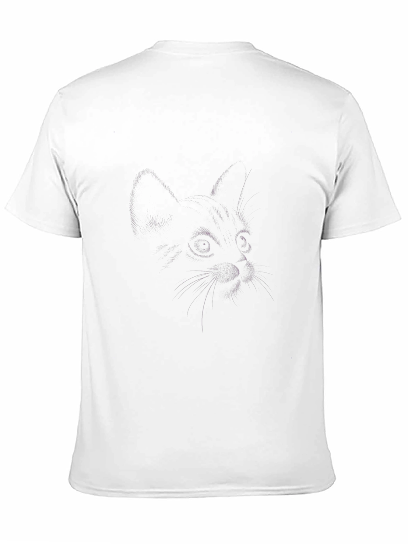 Black Cat Sketch T-Shirt