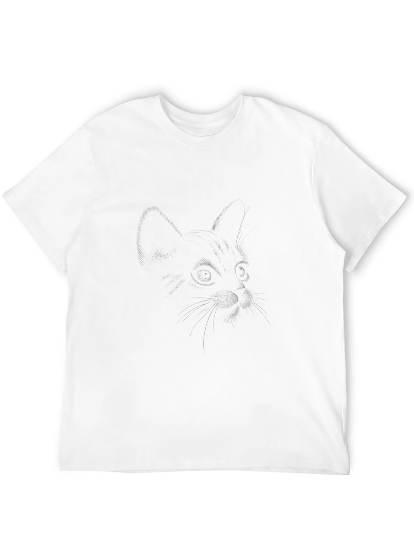 Black Cat Sketch T-Shirt