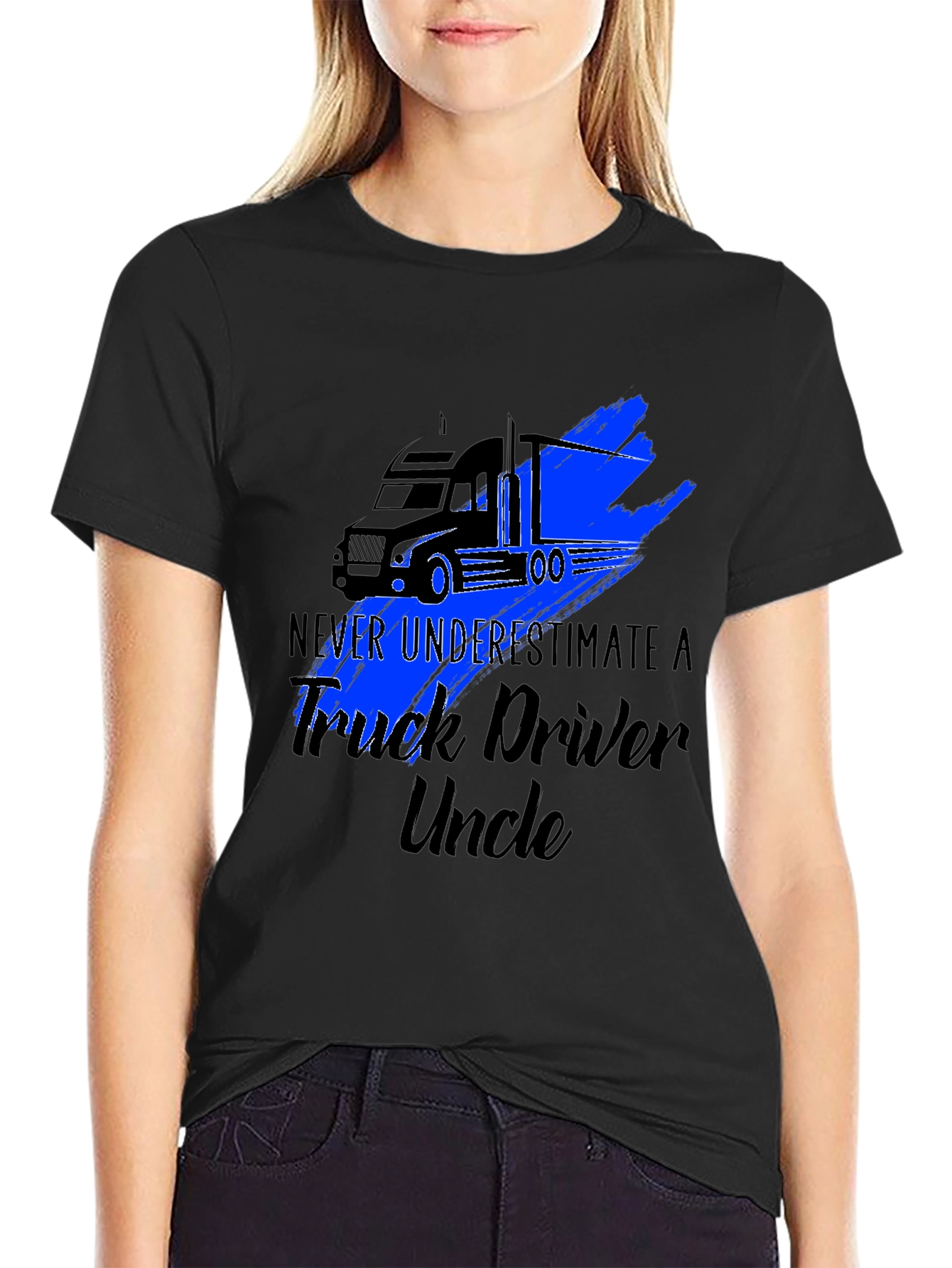 Truck Driver Uncle Graphic T-Shirt