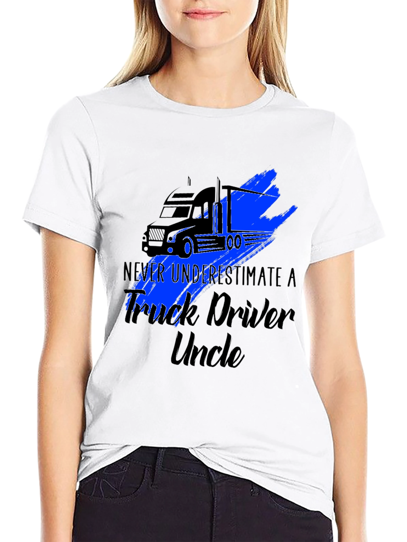 Truck Driver Uncle Graphic T-Shirt