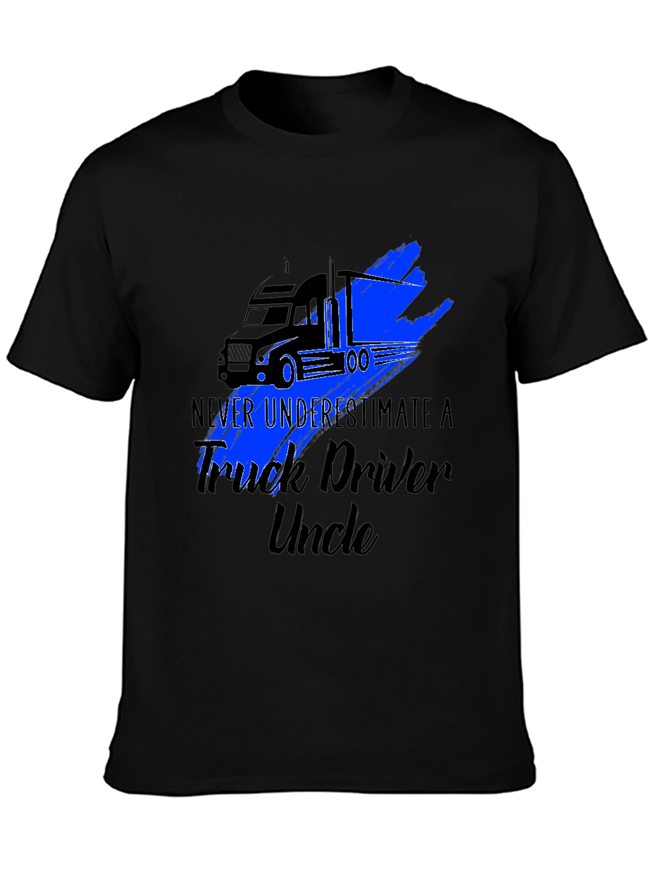 Truck Driver Uncle Graphic T-Shirt