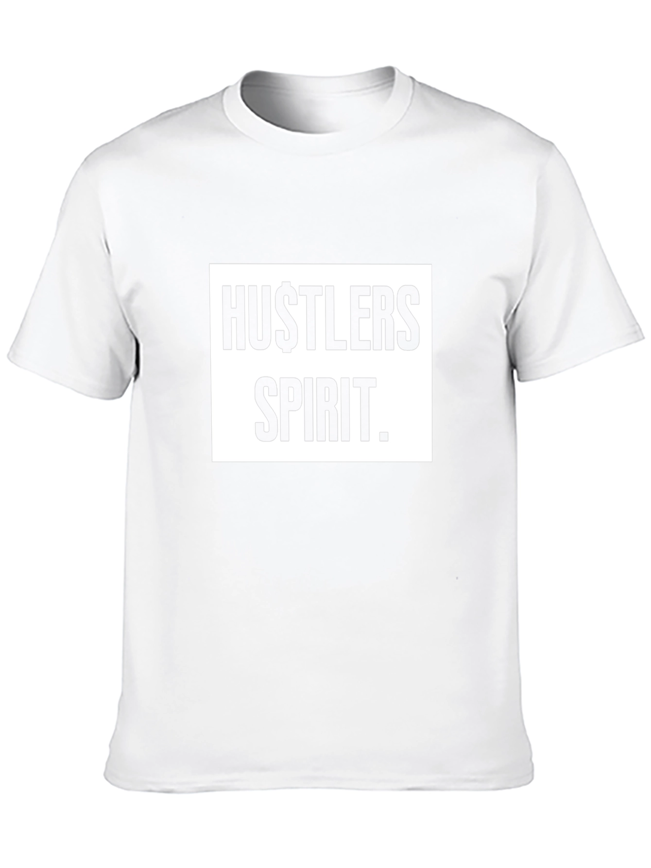 Hustlers Spirit Black Graphic Tee