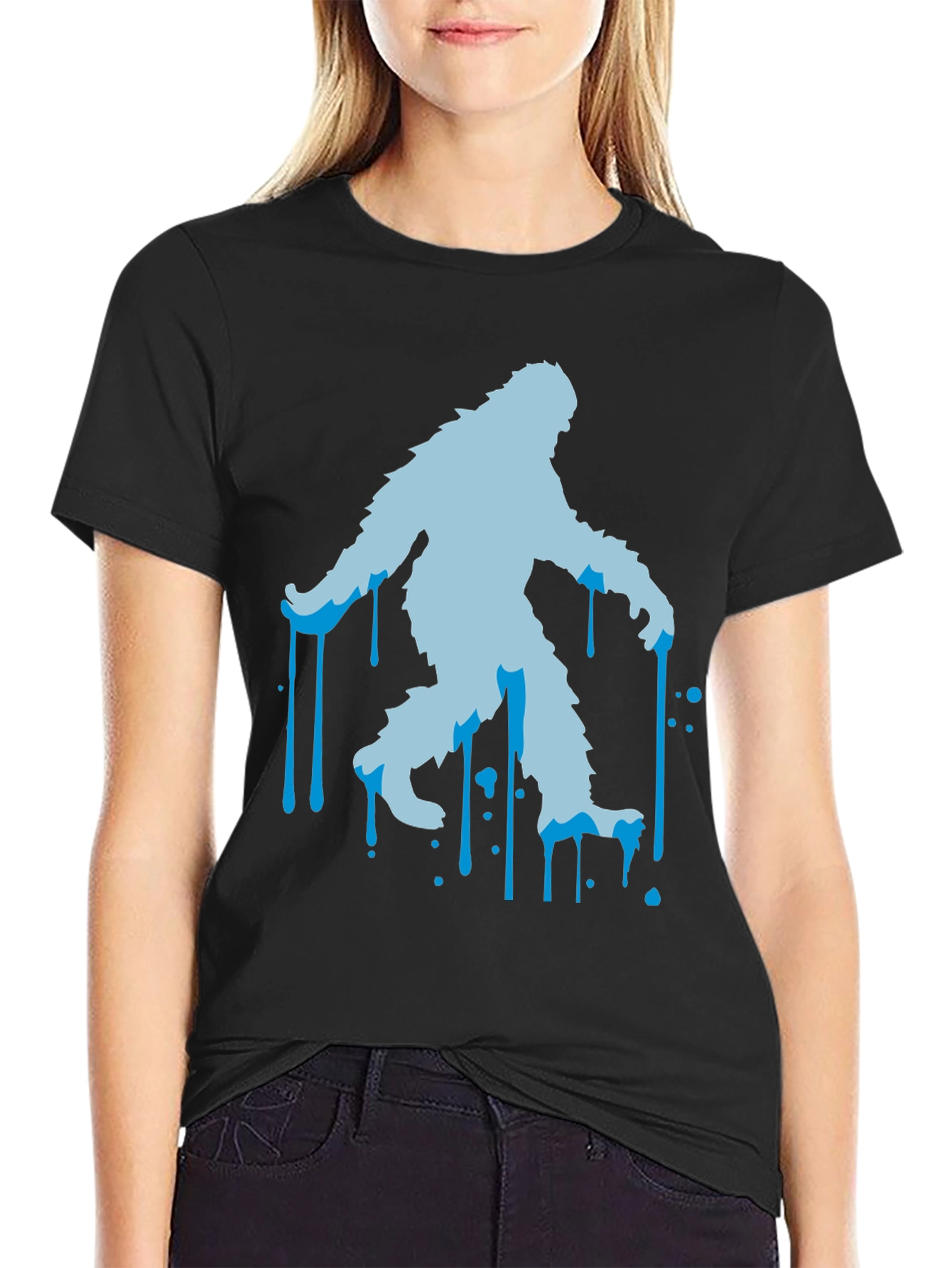 Bigfoot Graphic Tee - Mens Black T-Shirt