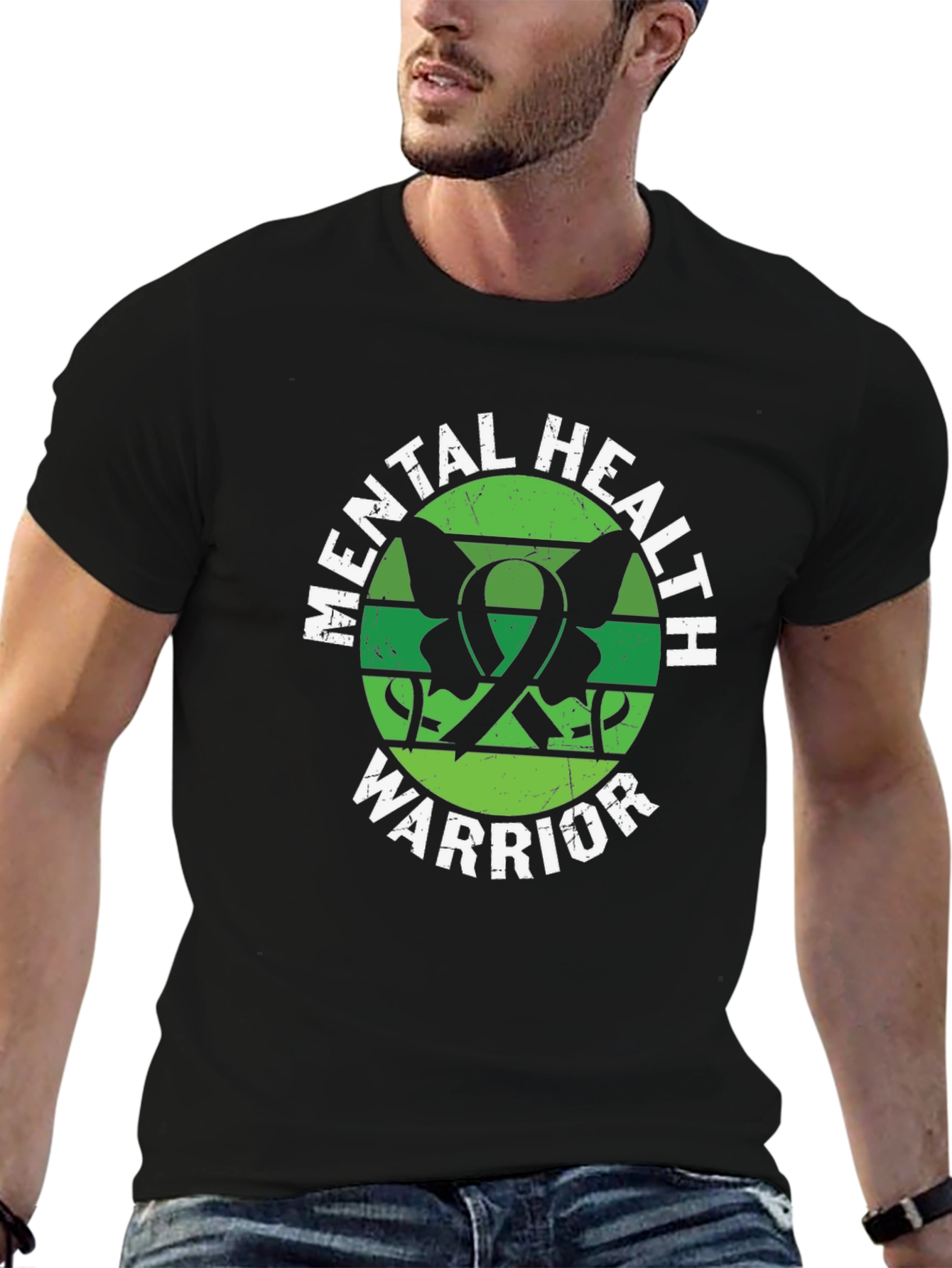 Mental Health Warrior Graphic T-Shirt