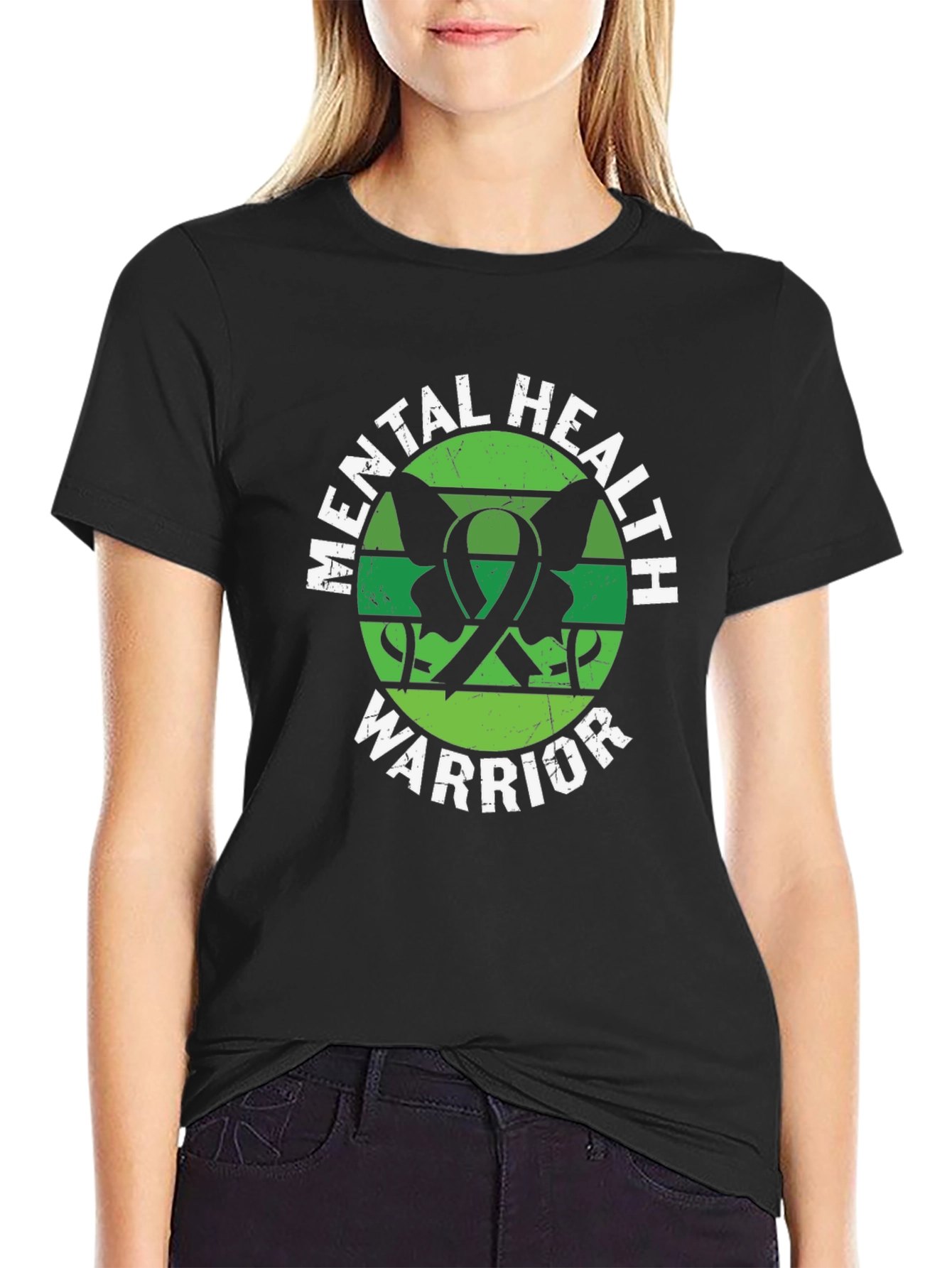 Mental Health Warrior Graphic T-Shirt
