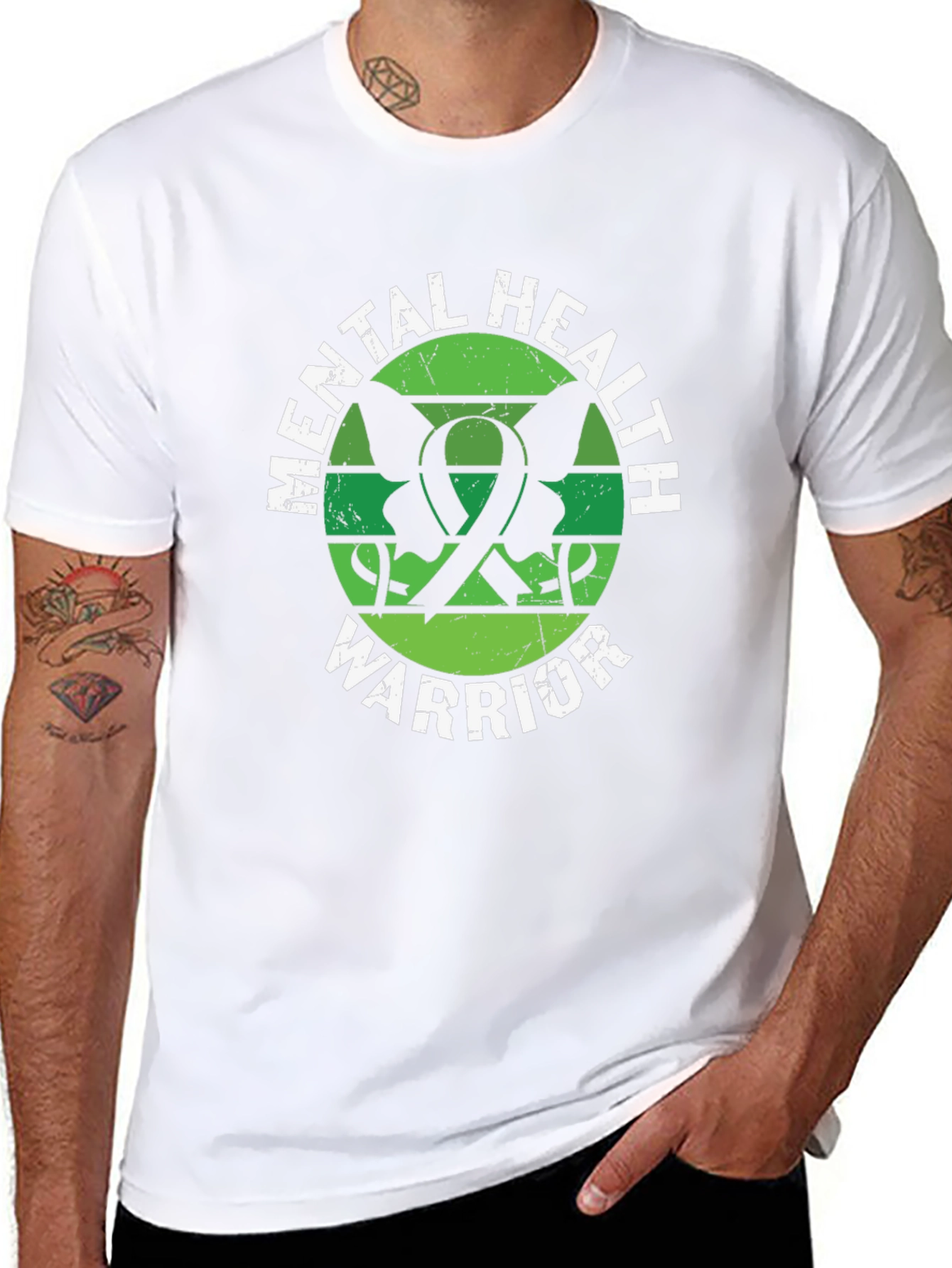 Mental Health Warrior Graphic T-Shirt