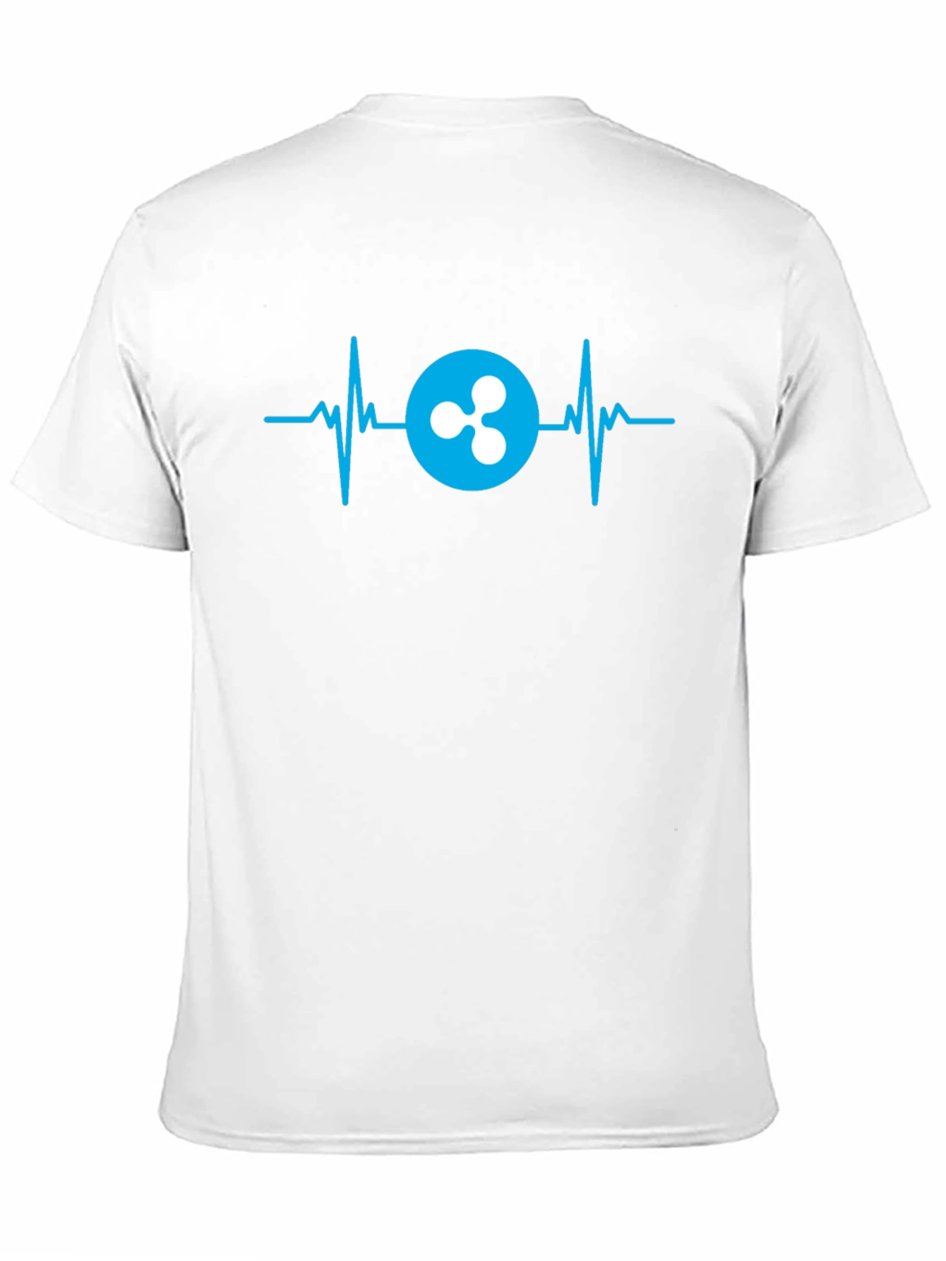 Ripple Crypto Heartbeat T-Shirt - Black