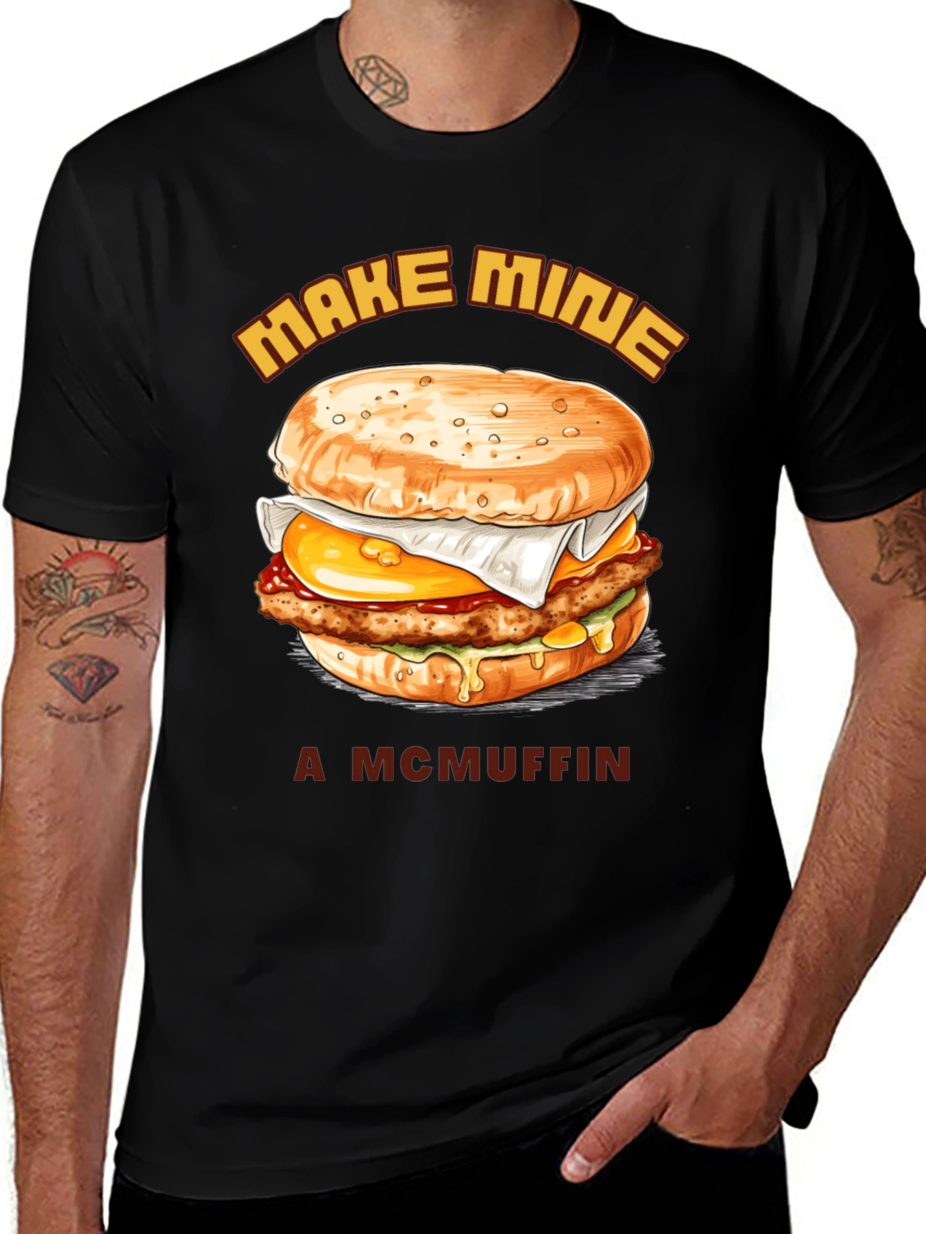 McMuffin T-Shirt - Funny Breakfast Lover Tee