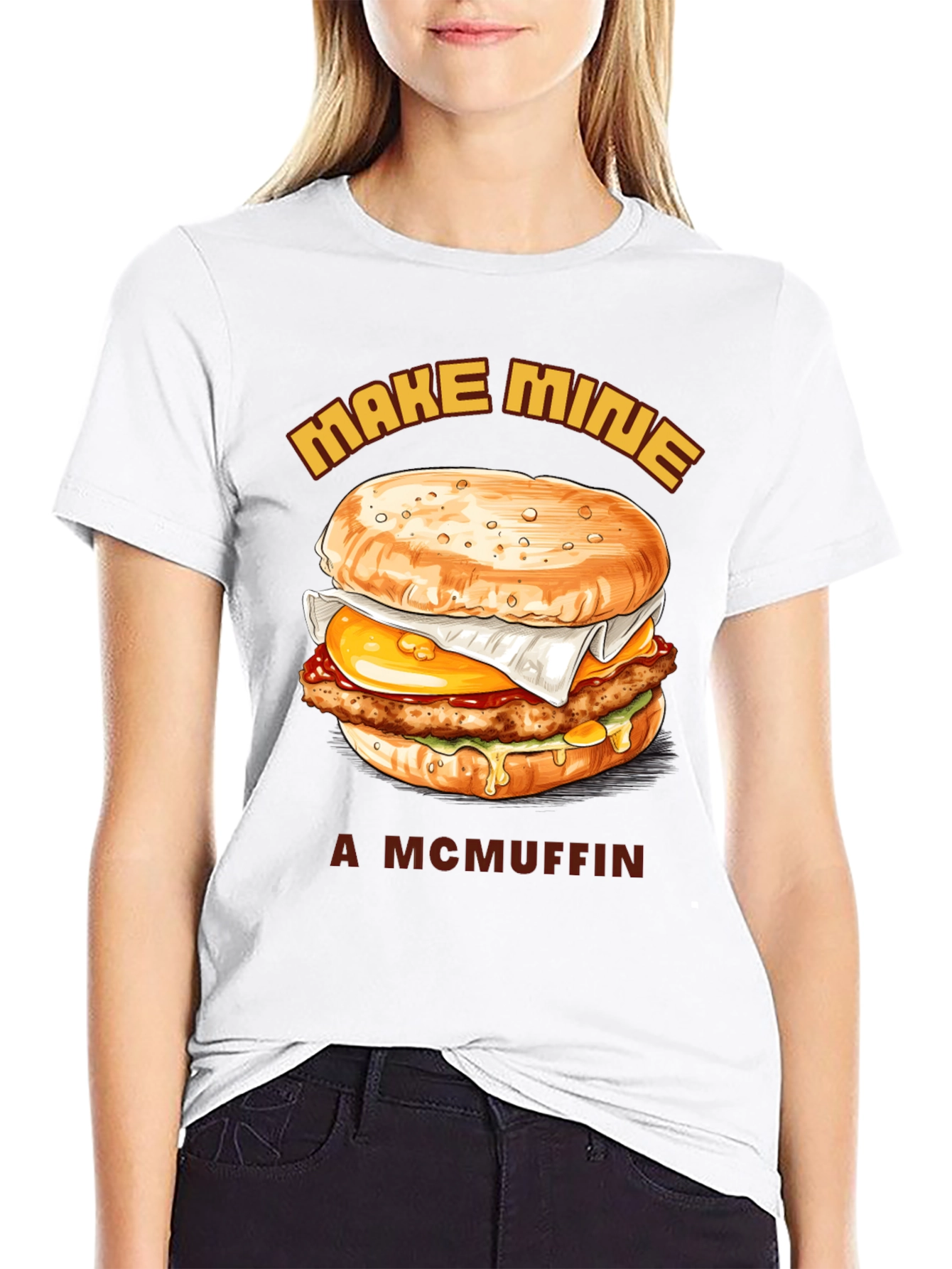 McMuffin T-Shirt - Funny Breakfast Lover Tee