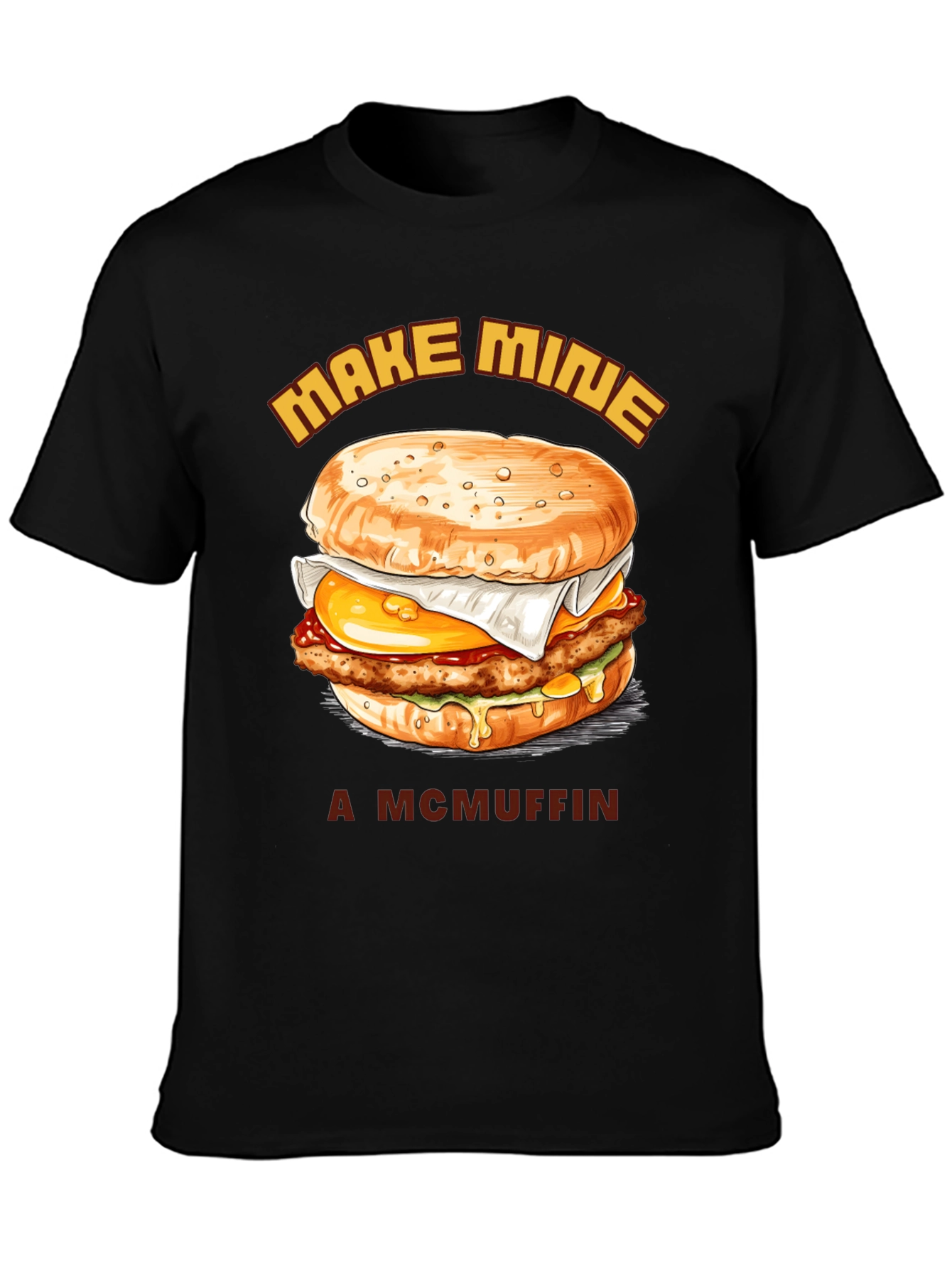 McMuffin T-Shirt - Funny Breakfast Lover Tee