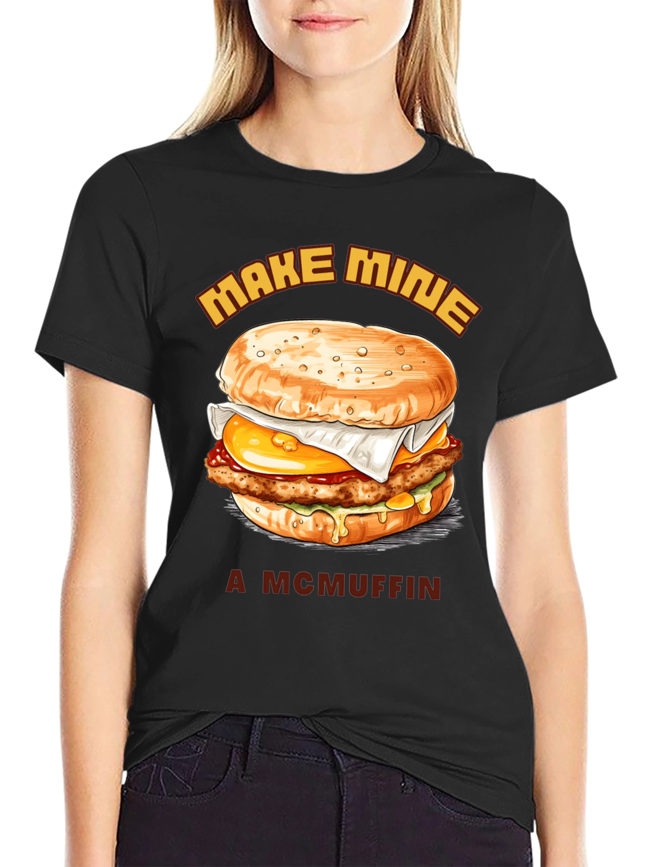 McMuffin T-Shirt - Funny Breakfast Lover Tee