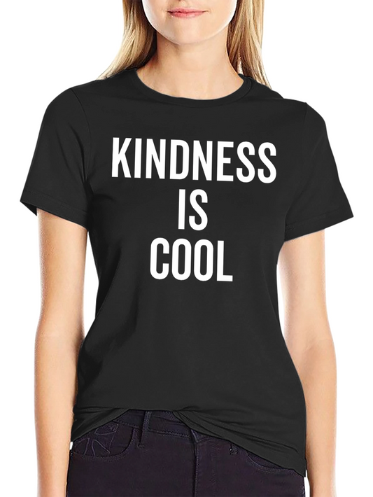Kindness Is Cool Graphic Tee - Black