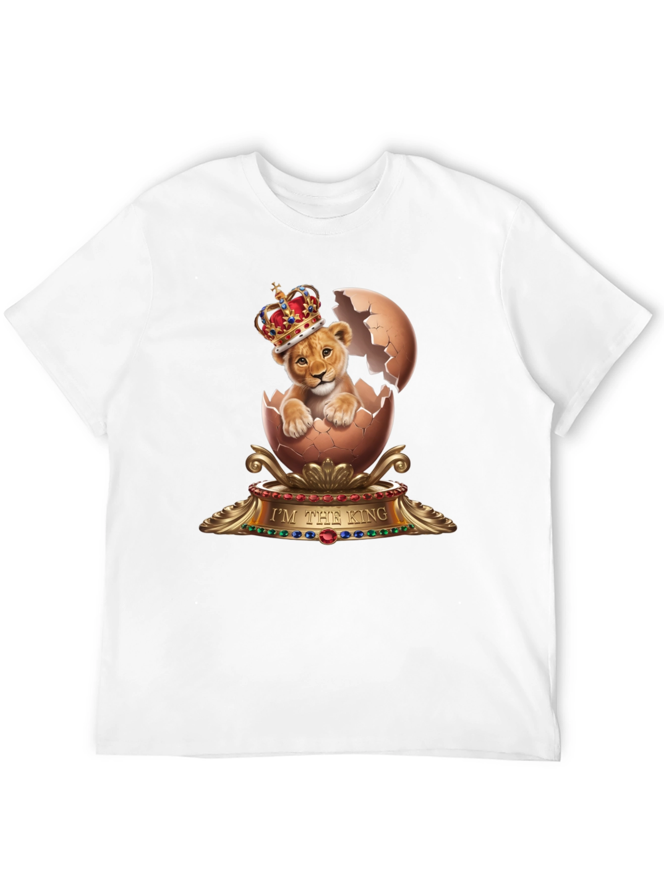 Lion King Egg T-Shirt - Unique Graphic Tee