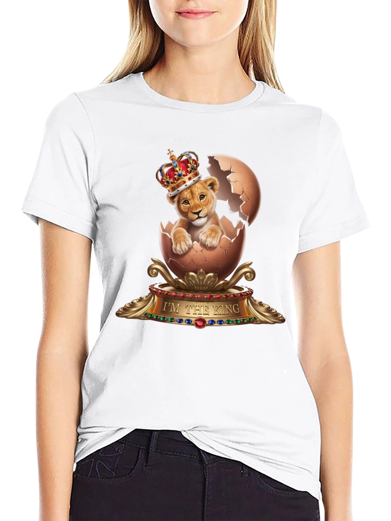 Lion King Egg T-Shirt - Unique Graphic Tee