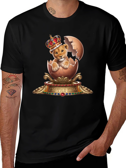 Lion King Egg T-Shirt - Unique Graphic Tee