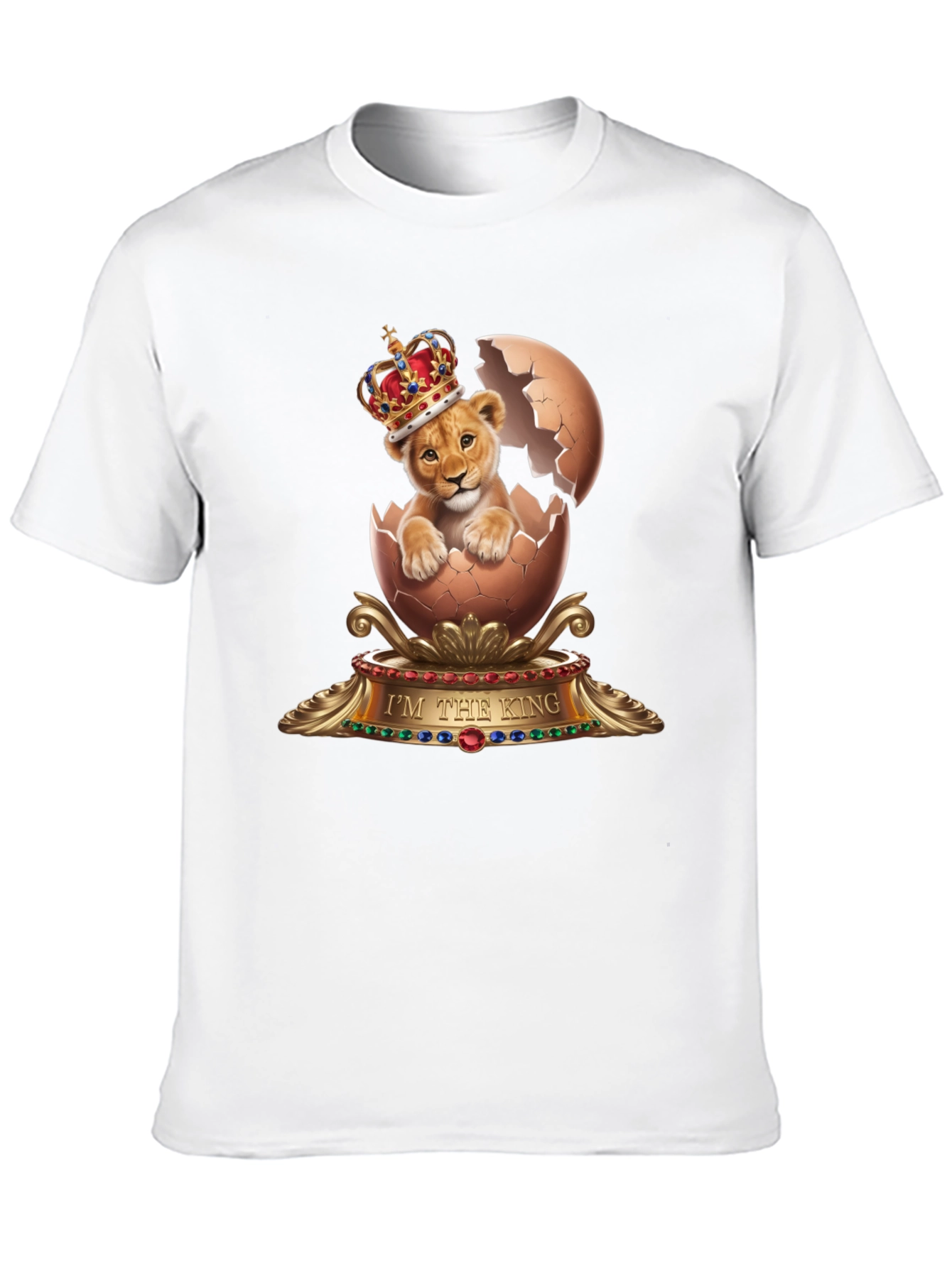 Lion King Egg T-Shirt - Unique Graphic Tee