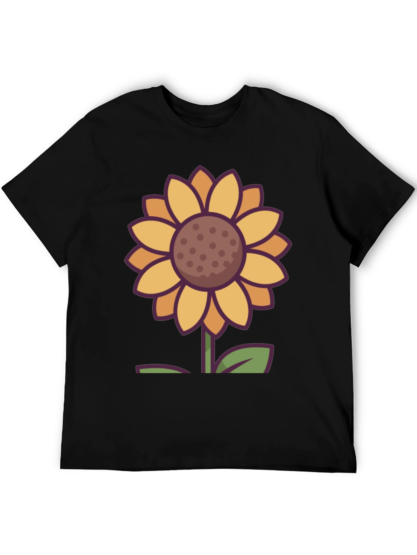 Sunflower Graphic Tee - Unisex Black T-Shirt