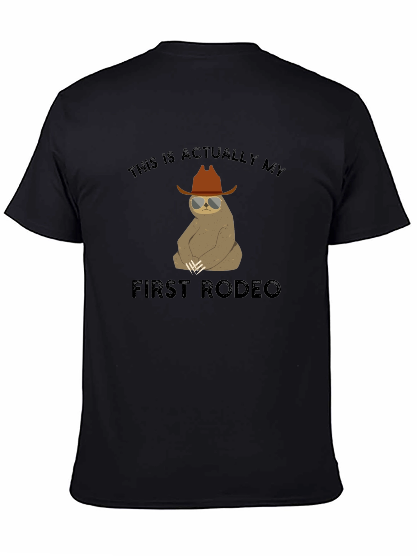 Sloth Rodeo Graphic Tee - Funny Western T-Shirt
