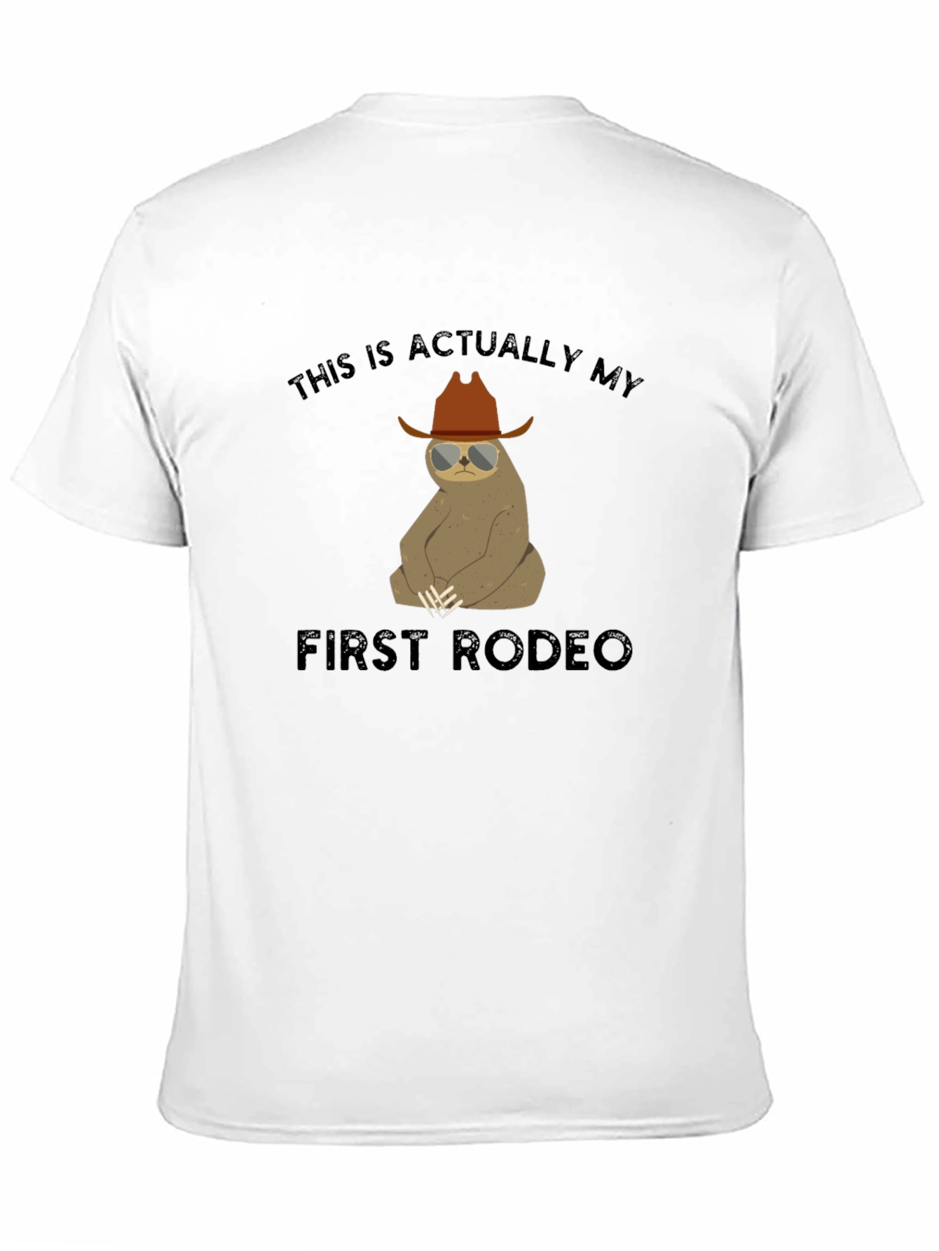 Sloth Rodeo Graphic Tee - Funny Western T-Shirt