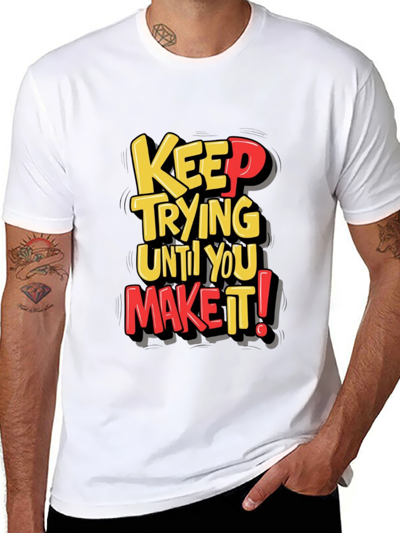 Keep Trying Graphic T-Shirt